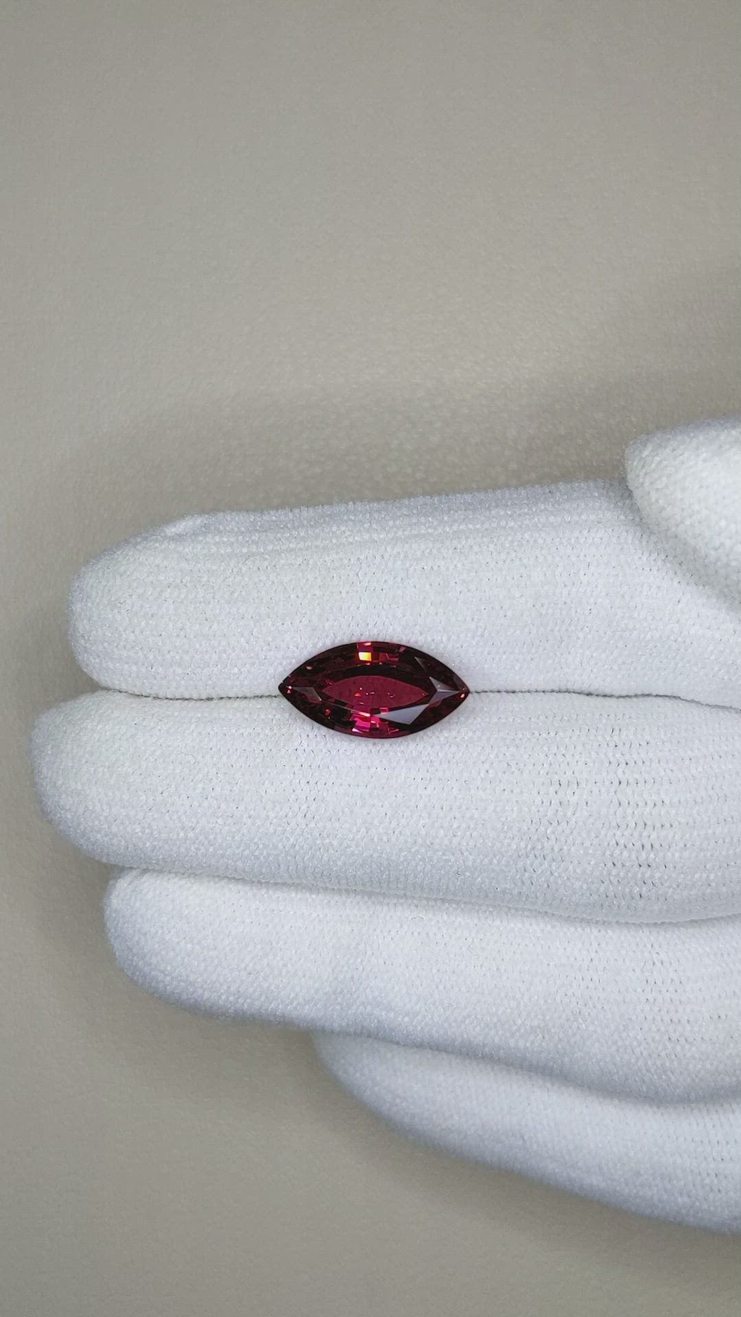 4.00 Ct. Rhodolite Garnet from Tanzania Size Video