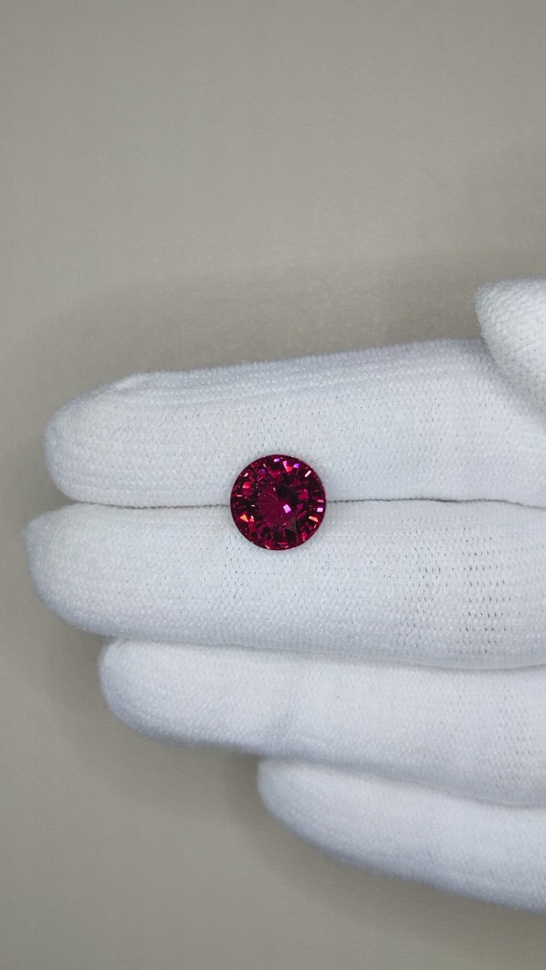 4.02 Ct. Rhodolite Garnet from Tanzania Size Video