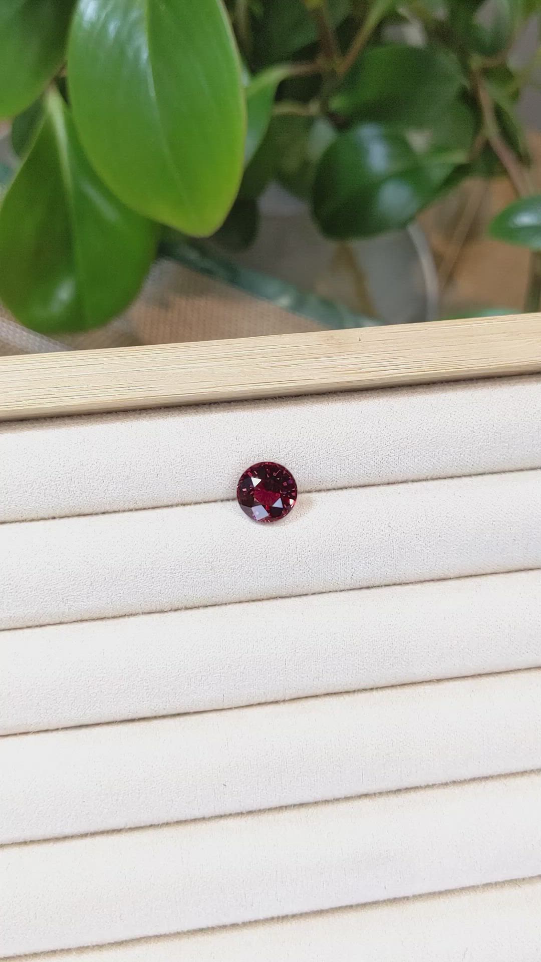 4.02 Ct. Rhodolite Garnet from Tanzania Size Video