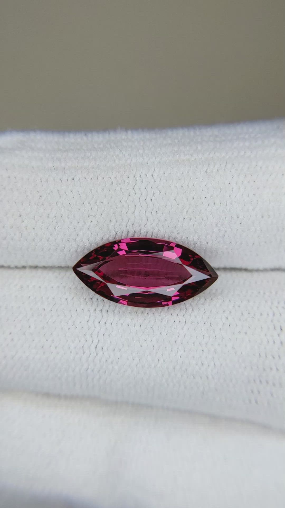 3.54 Ct. Rhodolite Garnet from Tanzania Size Video