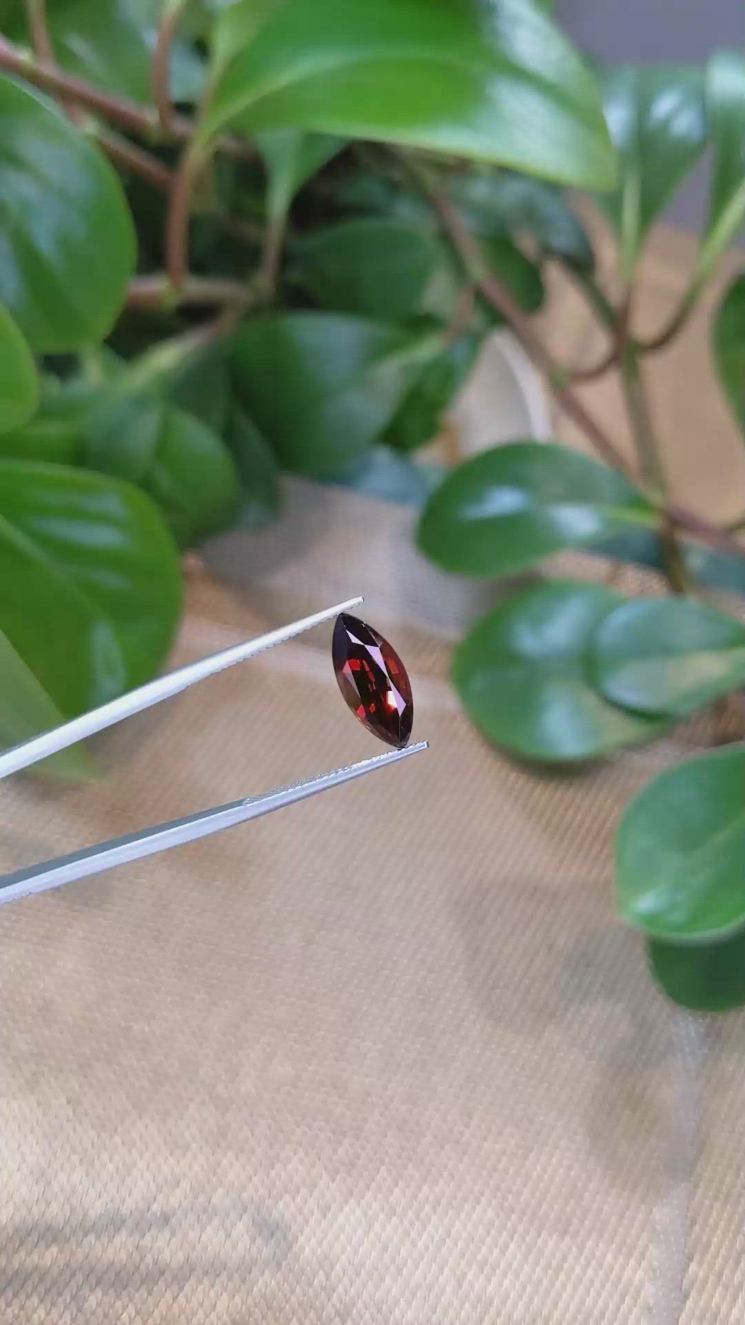 4.43 Ct. Rhodolite Garnet from Tanzania Size Video