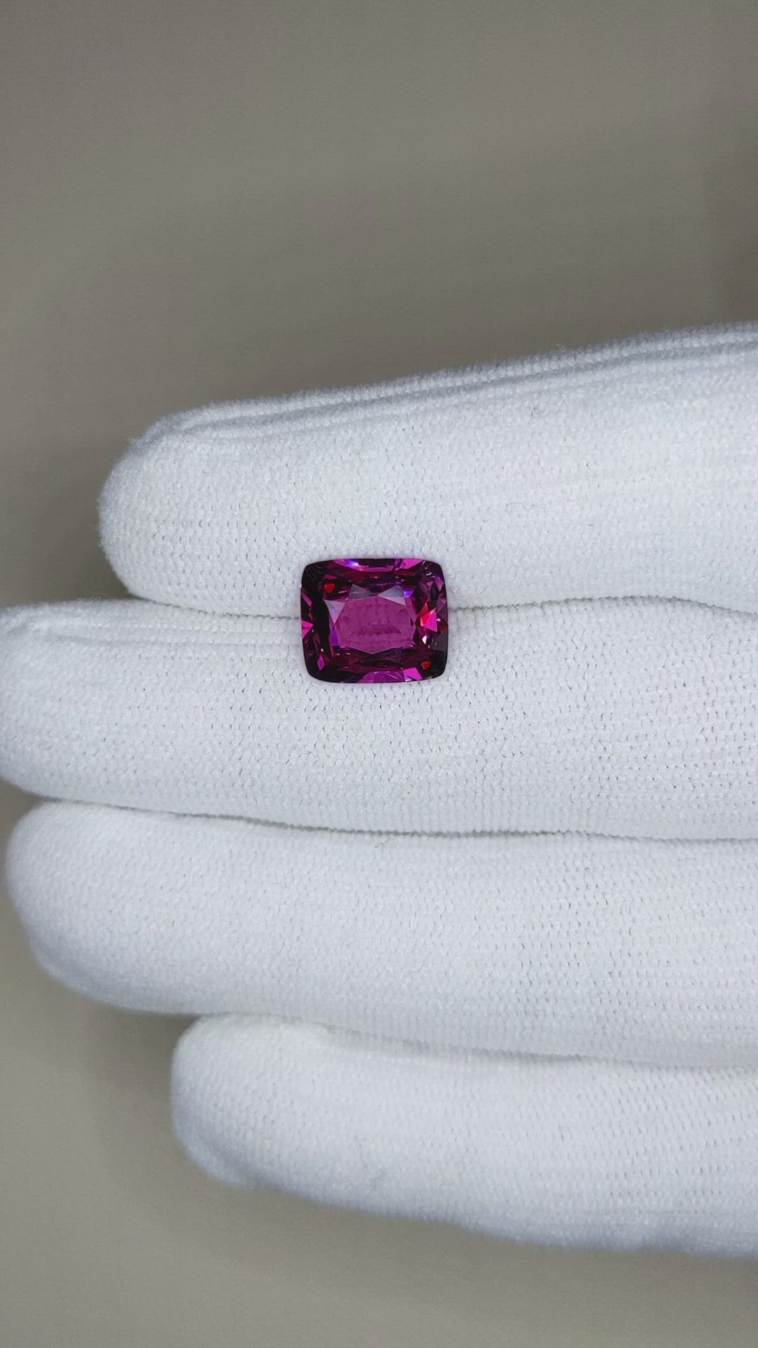 4.50 Ct. Rhodolite Garnet from Tanzania Size Video