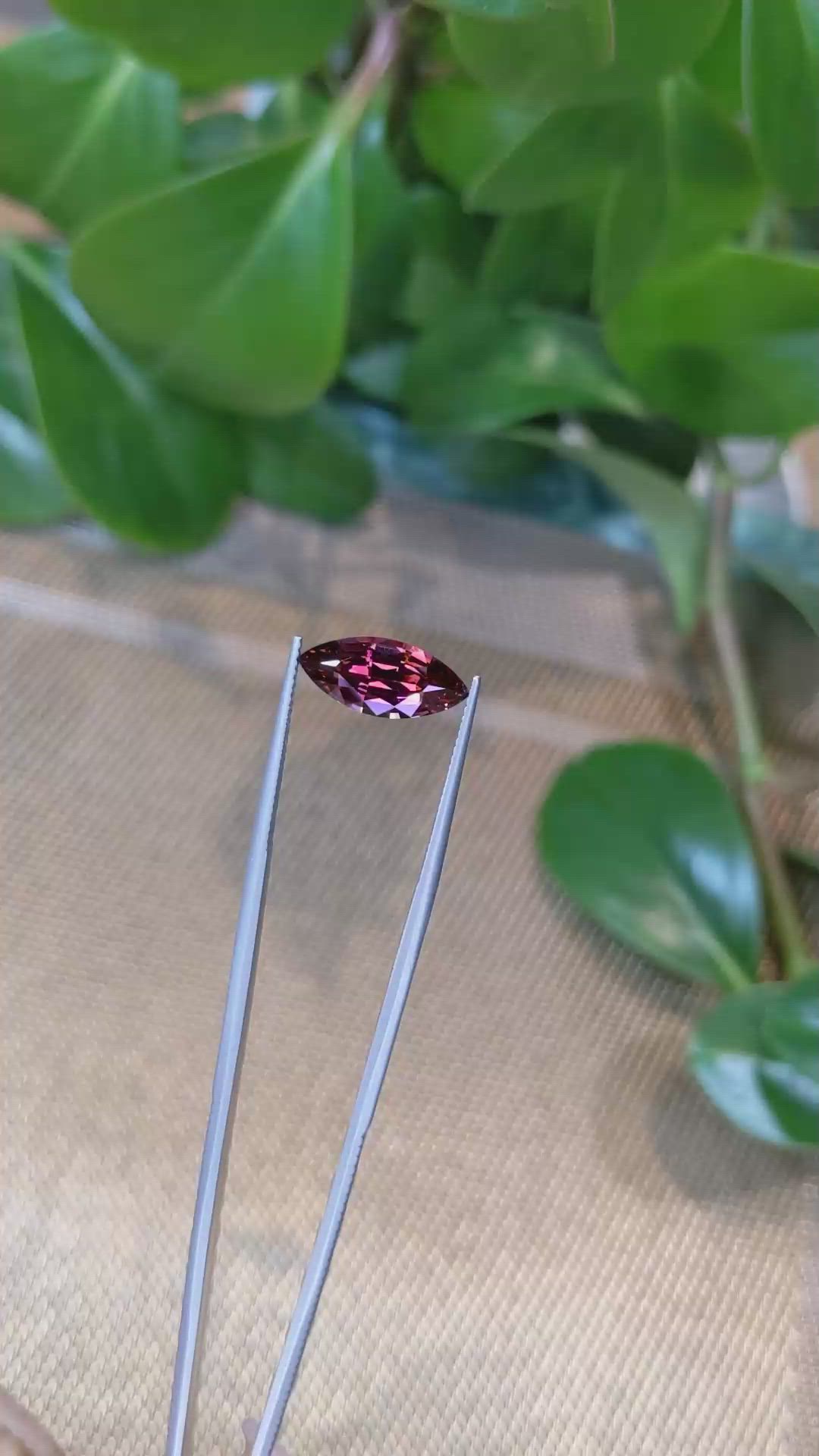 4.28 Ct. Rhodolite Garnet from Tanzania Size Video