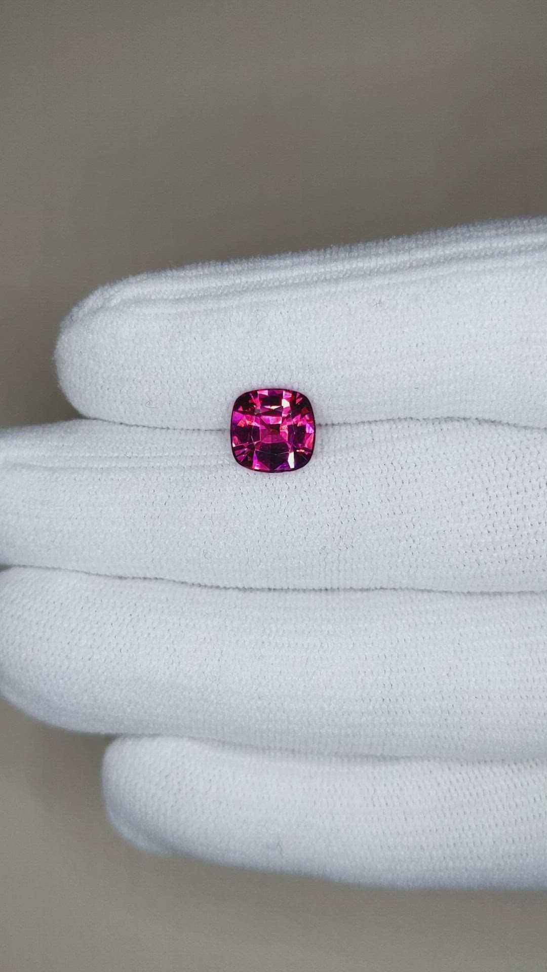 2.79 Ct. Rhodolite Garnet from Tanzania Size Video