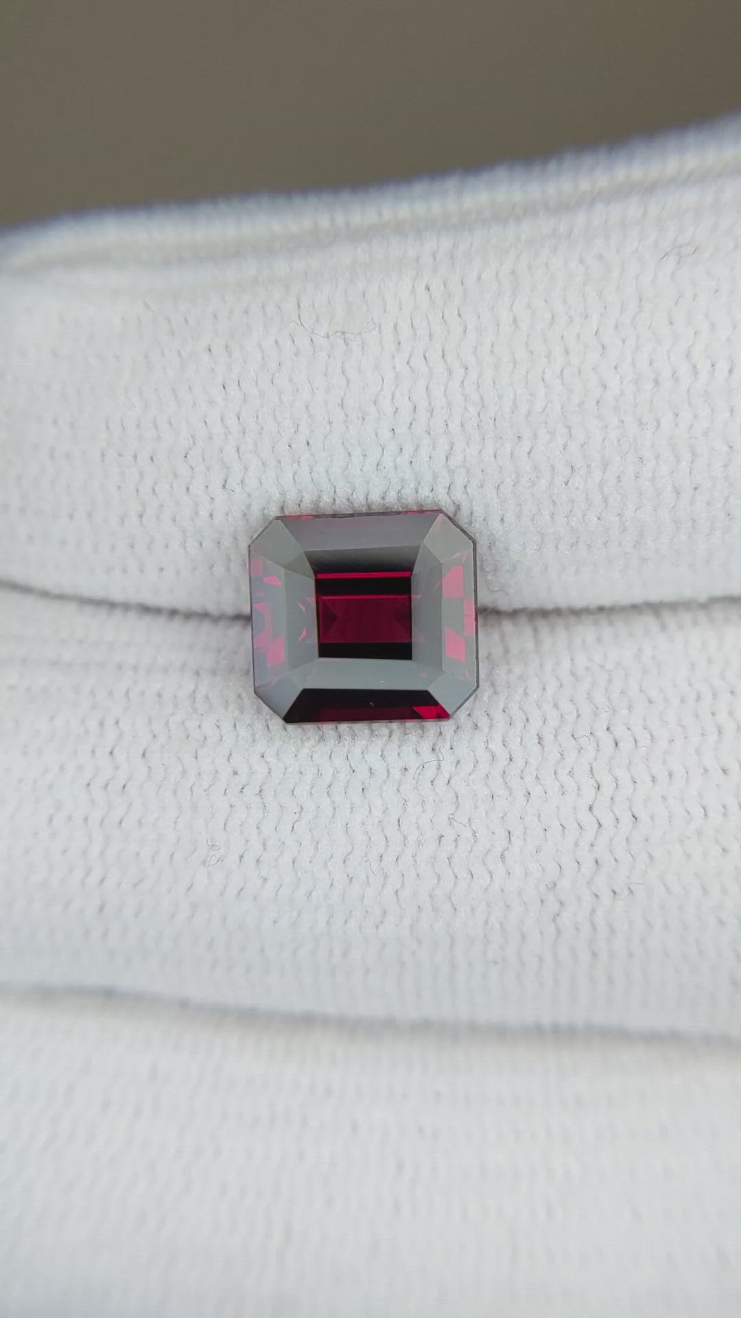 3.75 Ct. Rhodolite Garnet from Tanzania Size Video