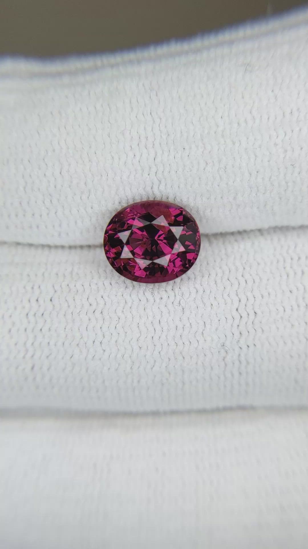 3.12 Ct. Rhodolite Garnet from Tanzania Size Video