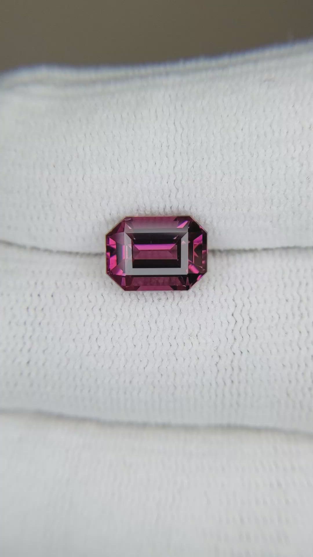 3.35 Ct. Rhodolite Garnet from Tanzania Size Video