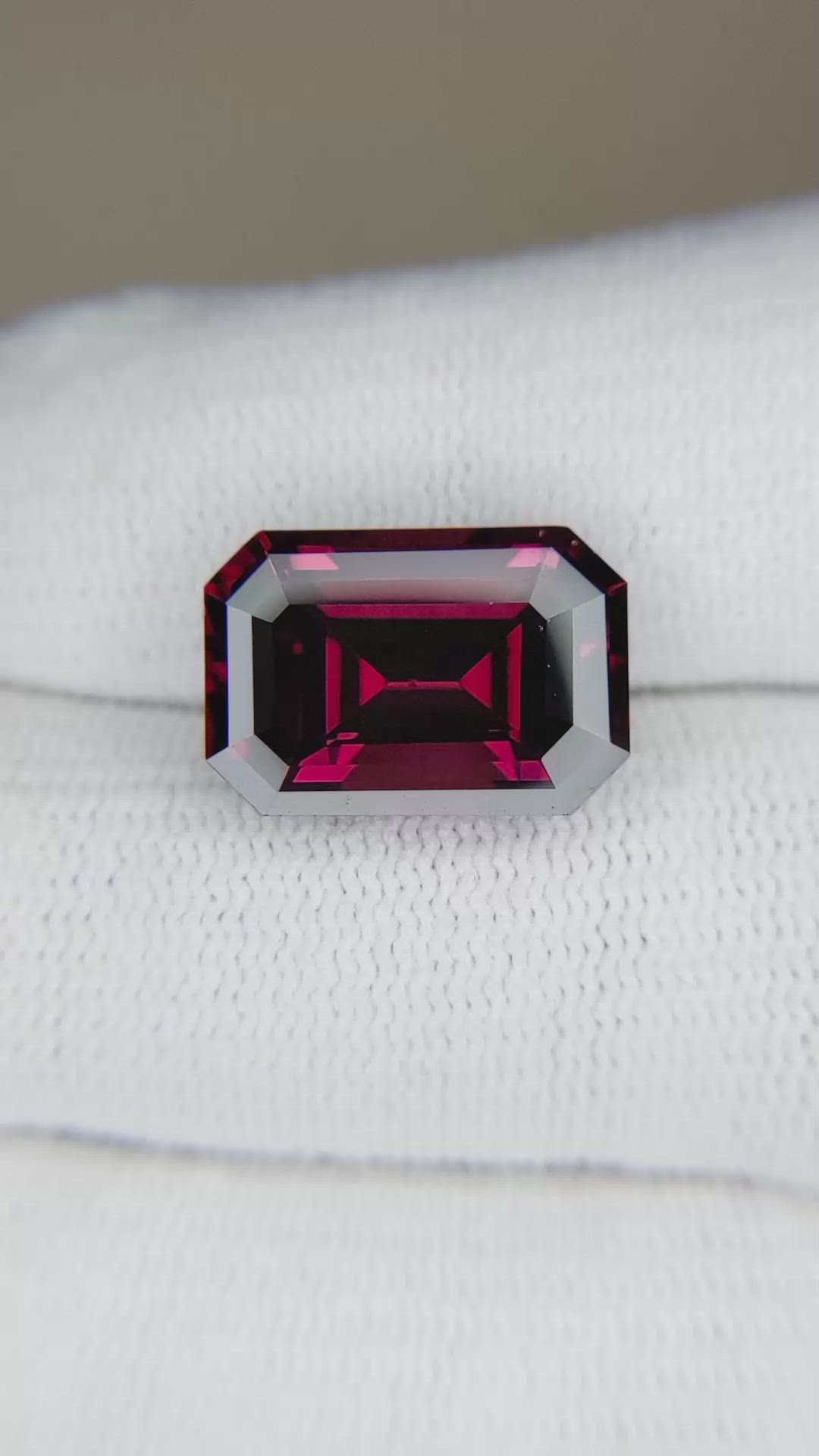 12.24 Ct. Rhodolite Garnet from Tanzania Size Video