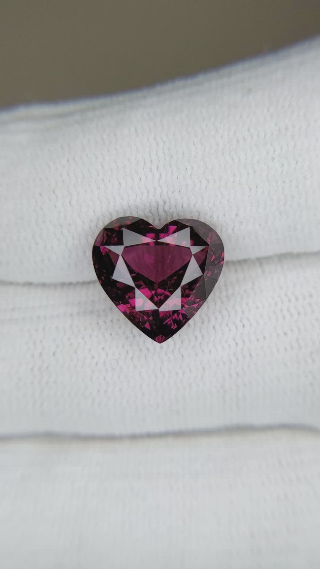 8.68 Ct. Rhodolite Garnet from Tanzania Size Video