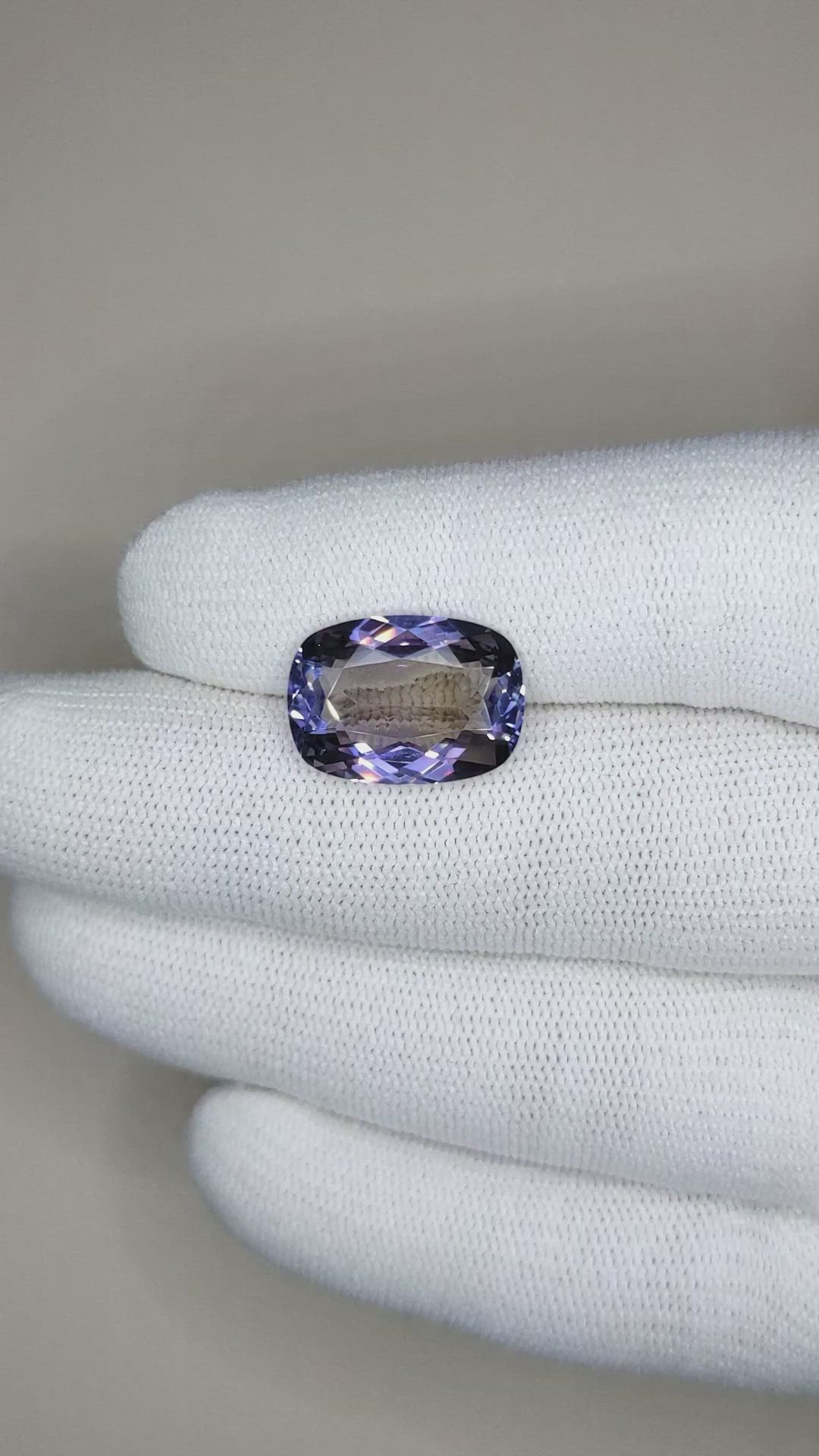 7.44 Ct. Tanzanite from Tanzania Size Video