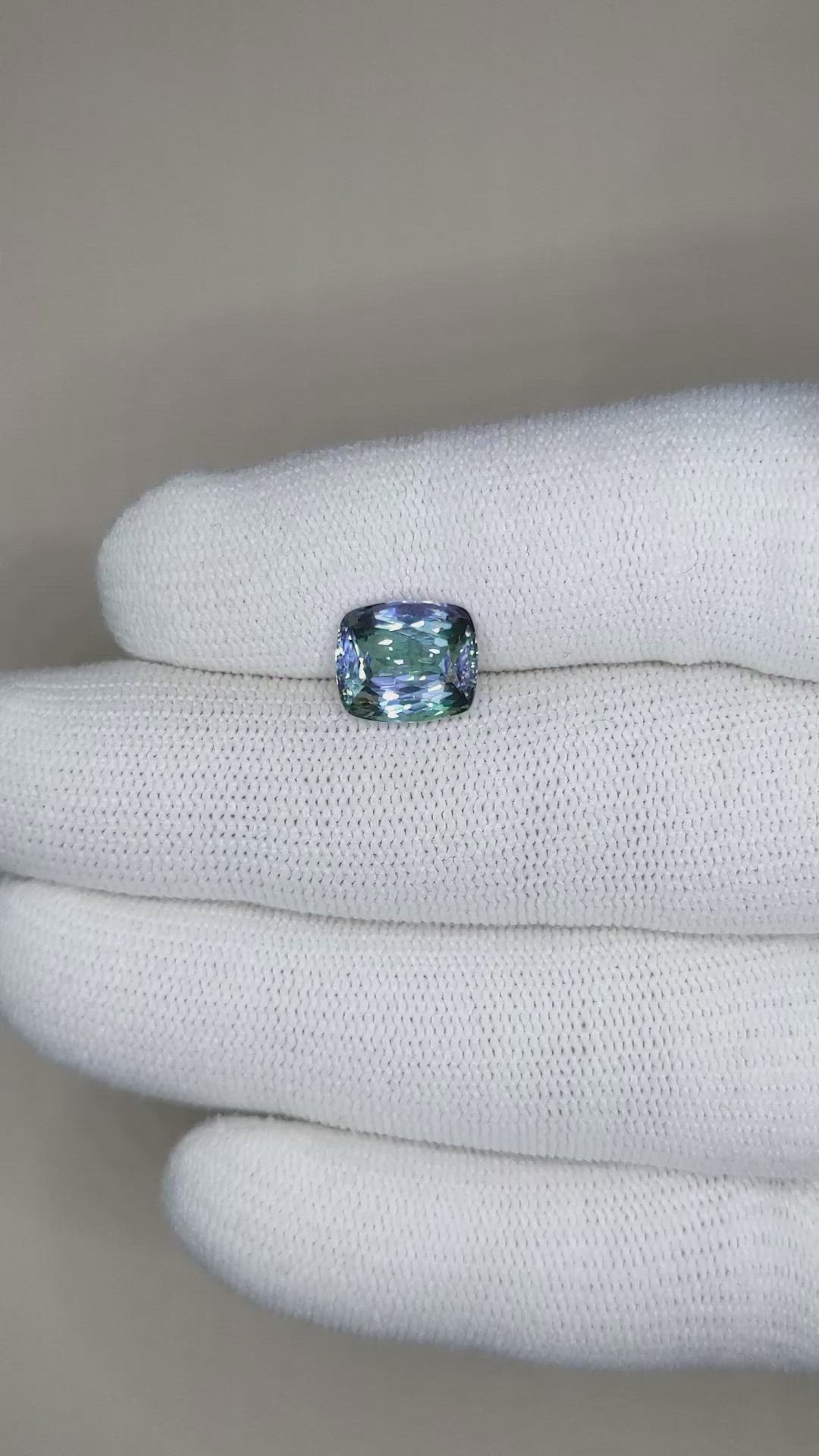 3.47 Ct. Tanzanite from Tanzania Size Video
