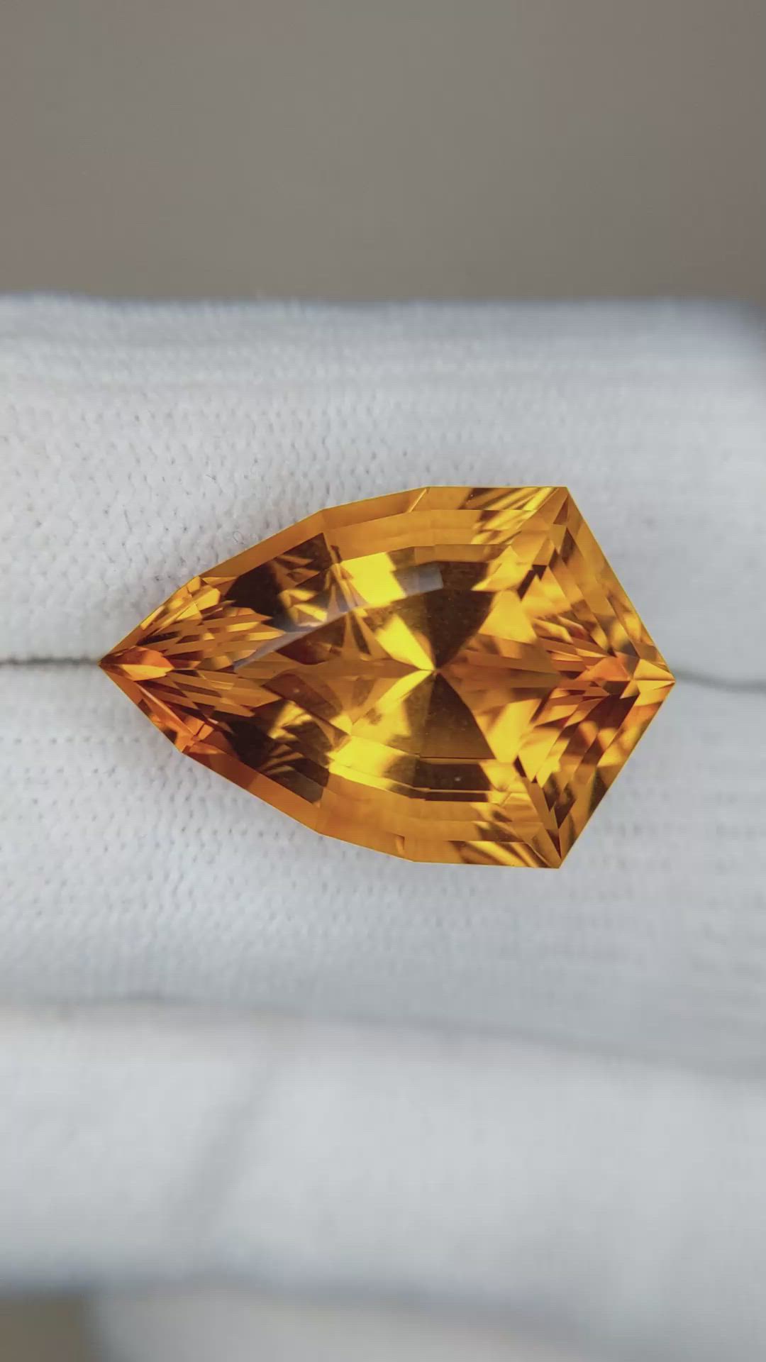 16.90 Ct. Citrine from Brazil Size Video