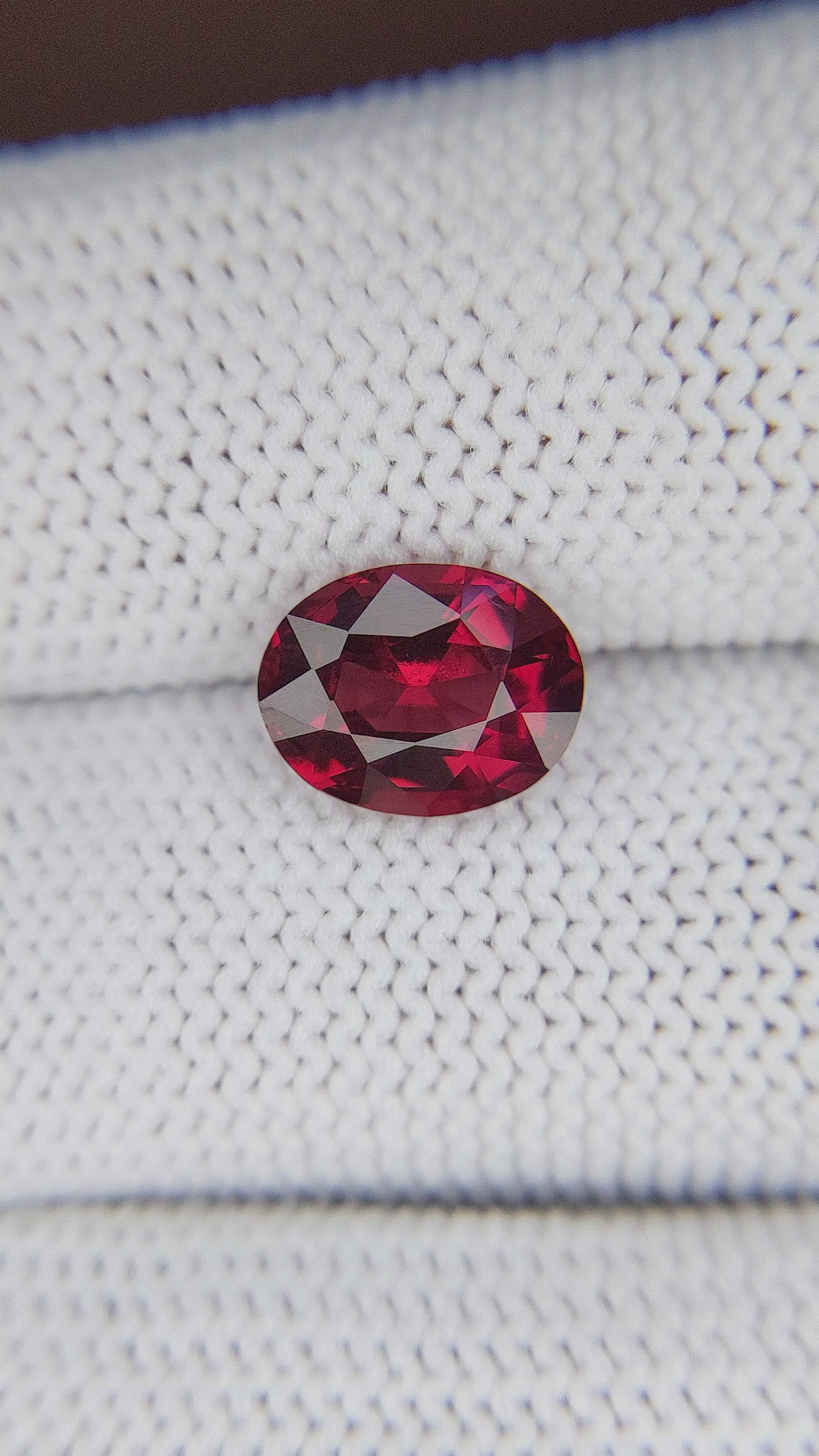 2.73 Ct. Garnet from Tanzania Size Video