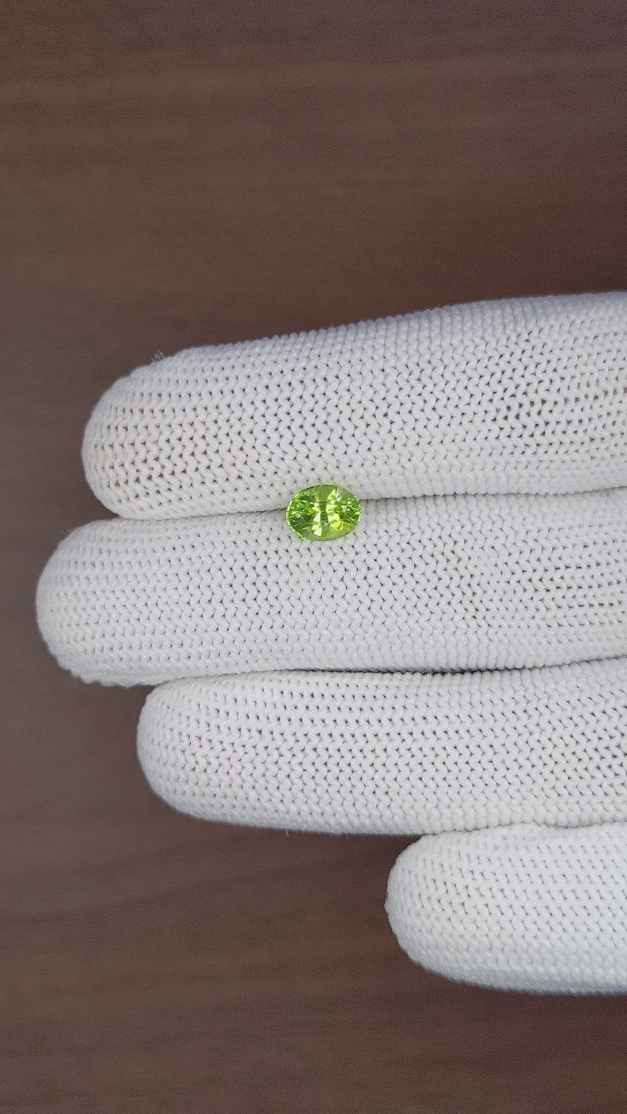 1.26 Ct. Peridot from Tanzania Size Video