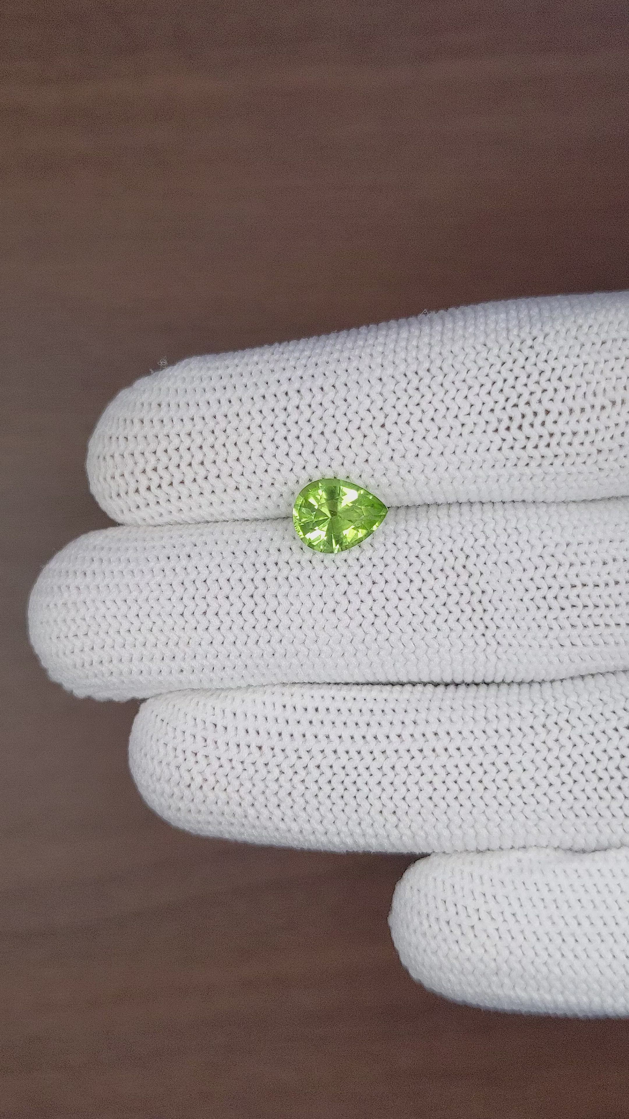 1.72 Ct. Peridot from Tanzania Size Video