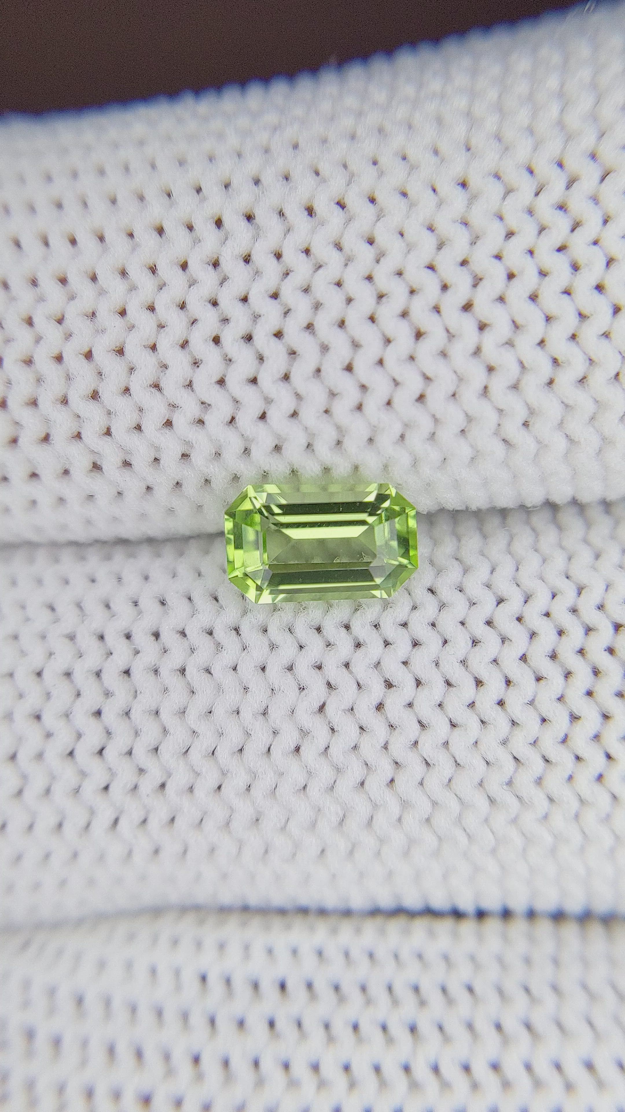 0.98 Ct. Peridot from Tanzania Size Video
