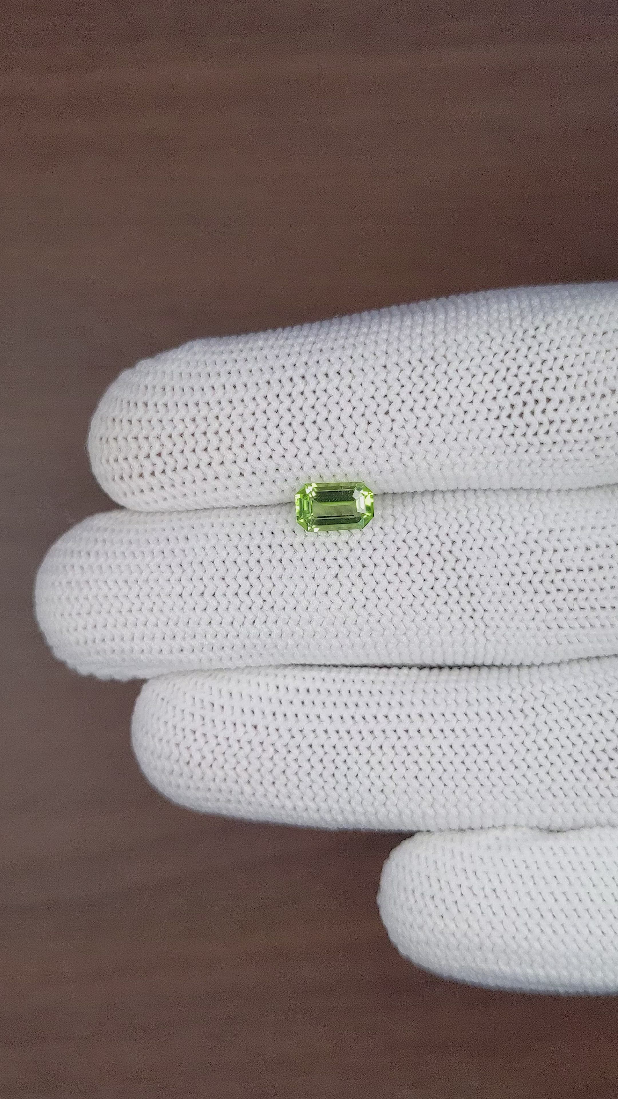 0.98 Ct. Peridot from Tanzania Size Video