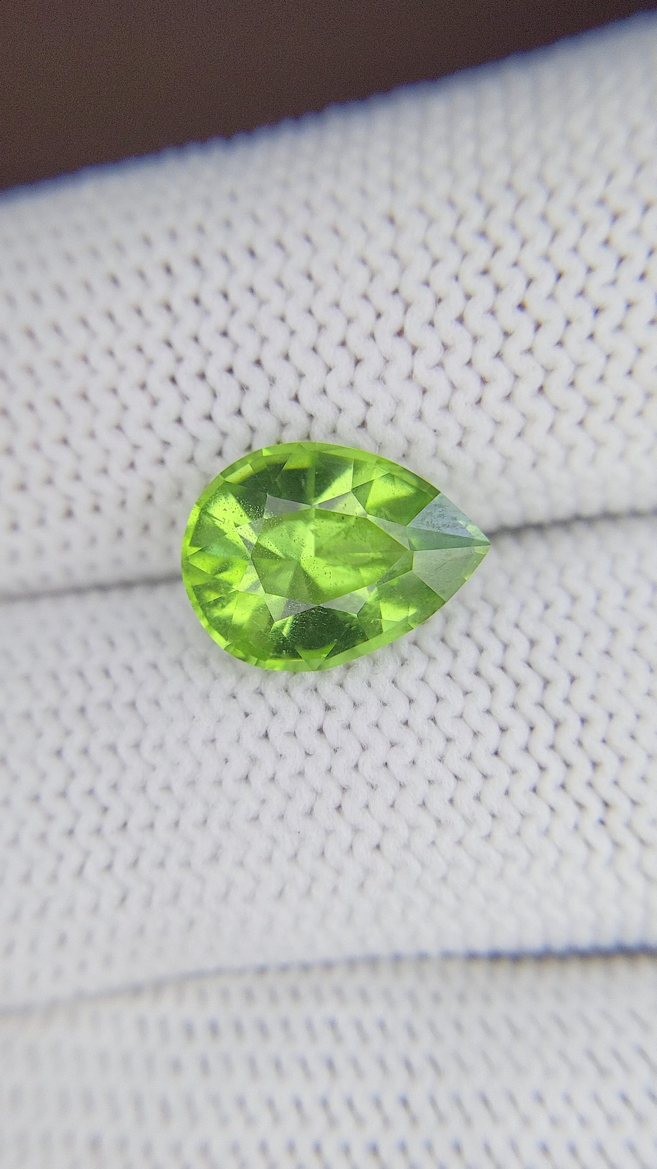 3.54 Ct. Peridot from Tanzania Size Video