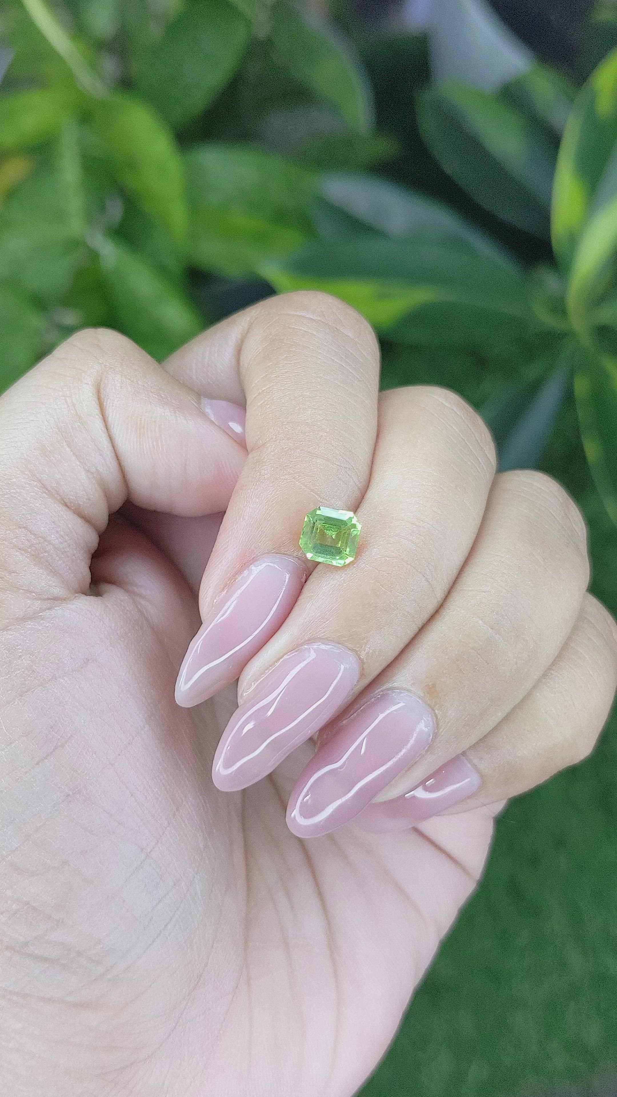 1.19 Ct. Peridot from Tanzania Size Video