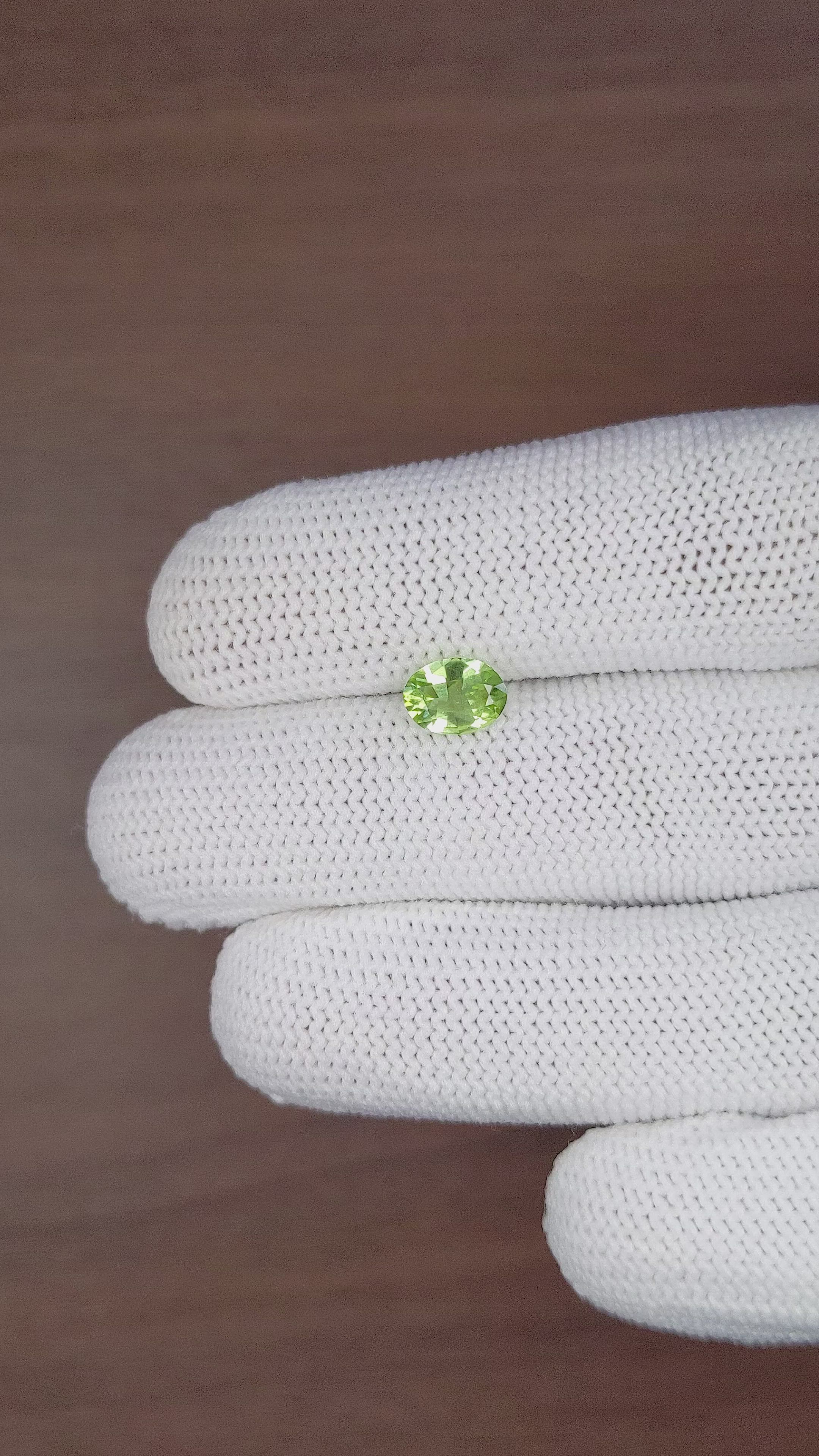 1.02 Ct. Peridot from Tanzania Size Video