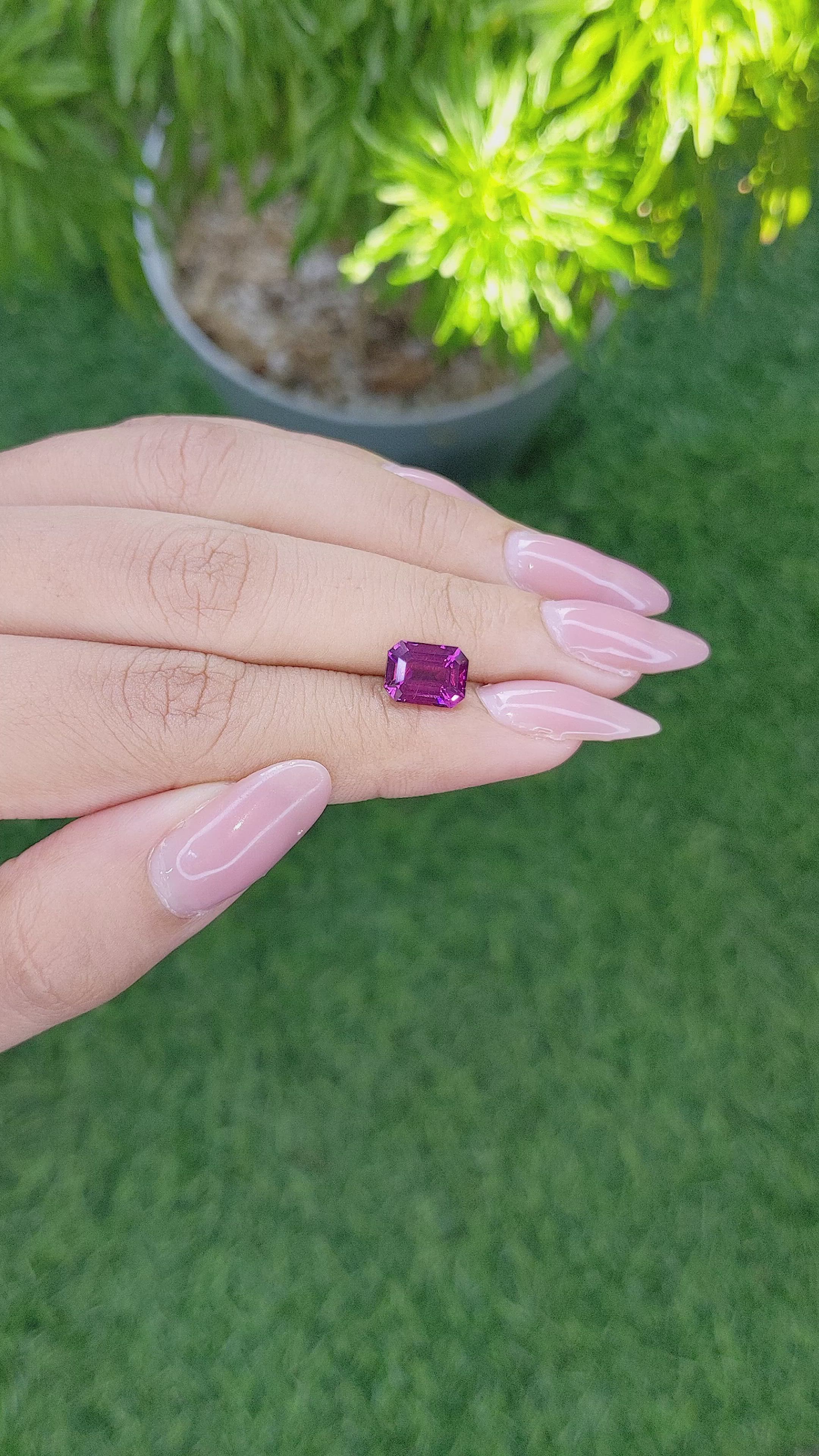 2.90 Ct. Garnet from Tanzania Size Video