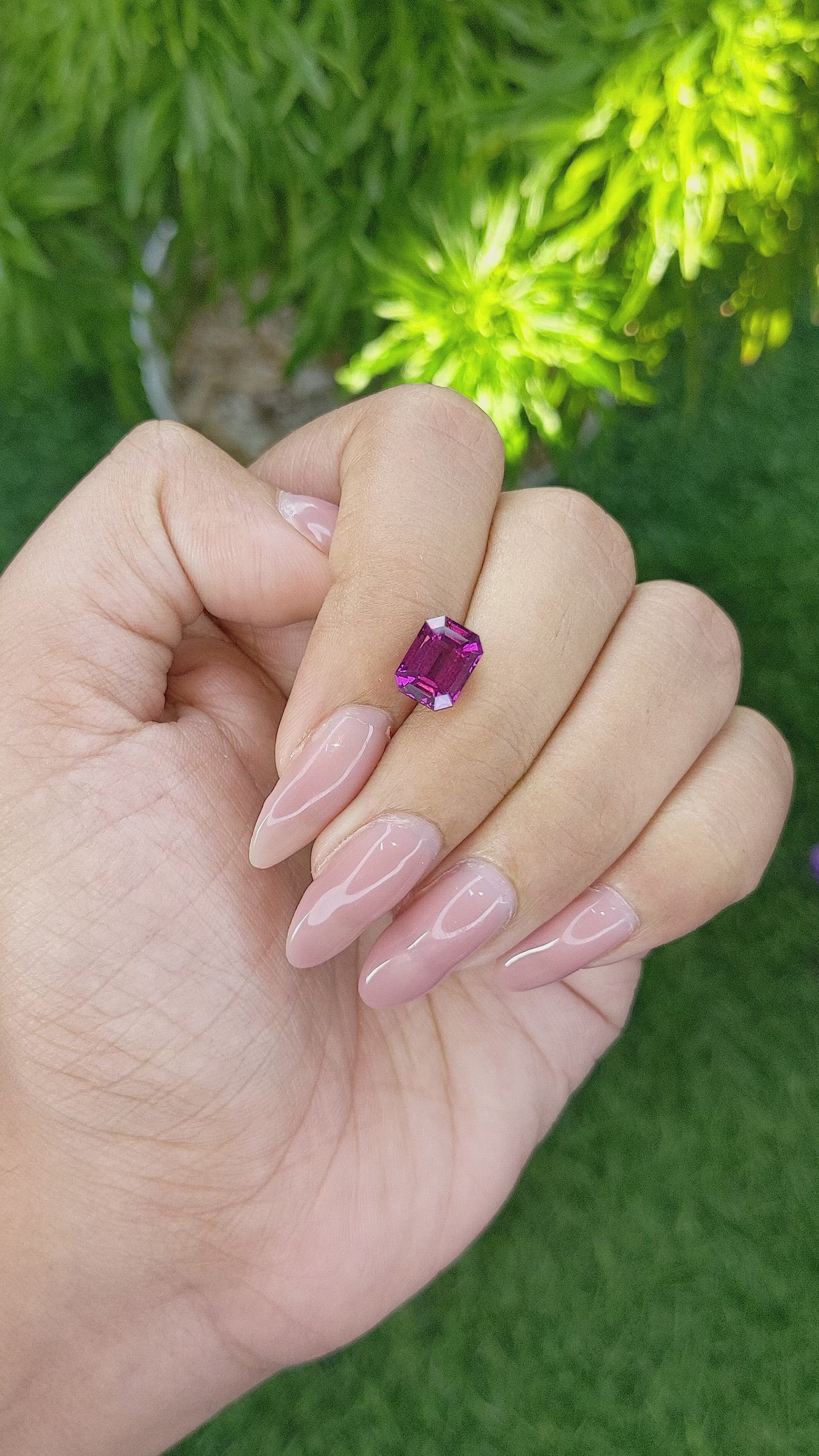 2.90 Ct. Garnet from Tanzania Size Video