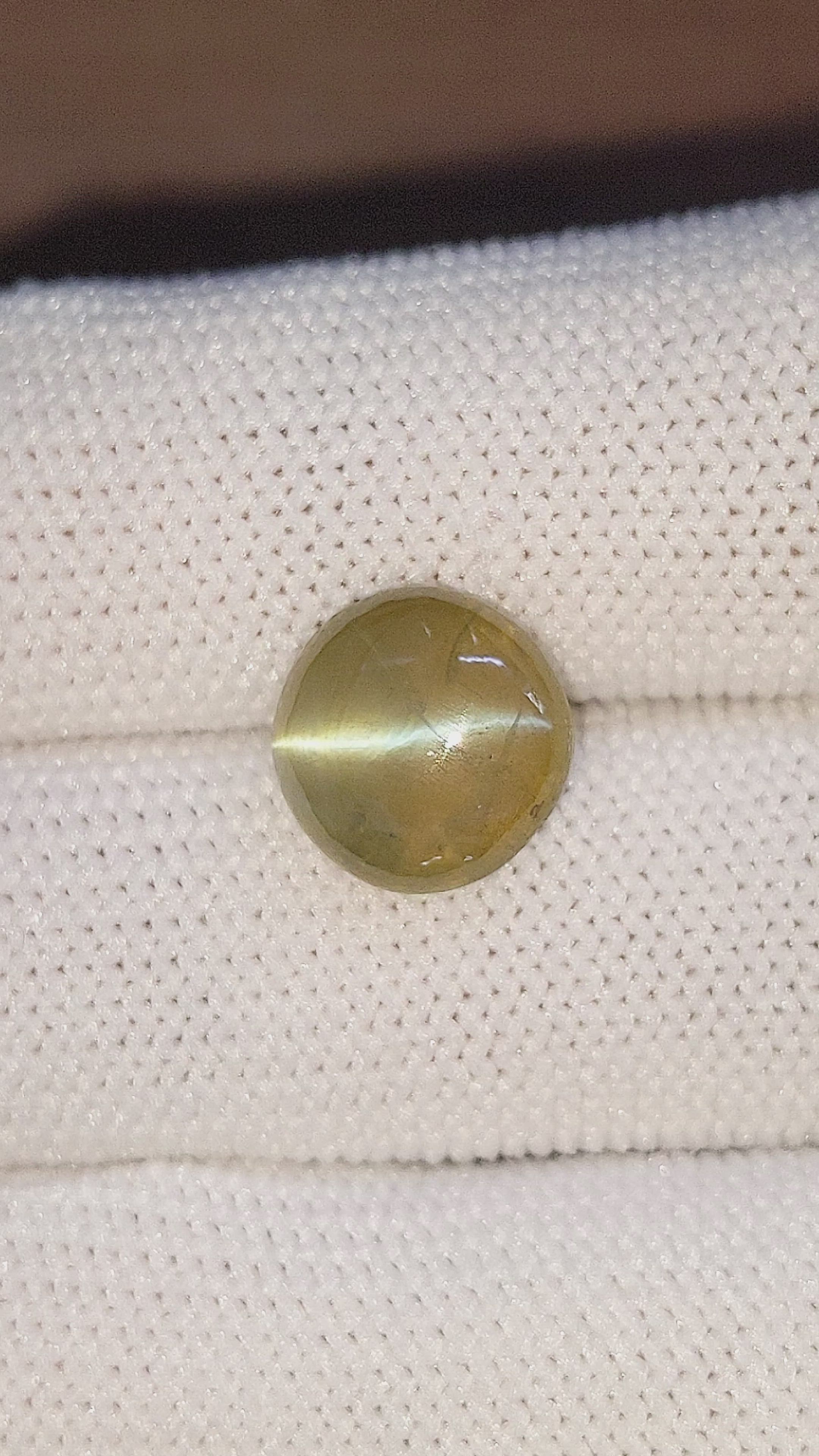 7.95 Ct. Cabochon Chrysoberyl from Tanzania Size Video