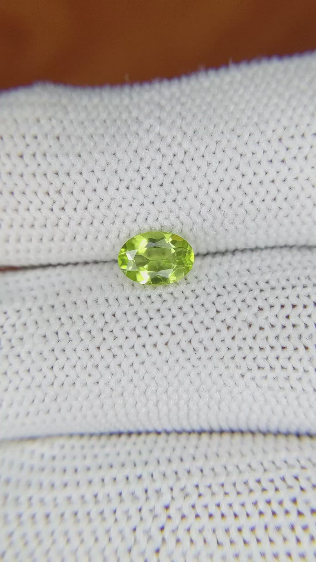 0.83 Ct. Peridot from Pakistan Size Video