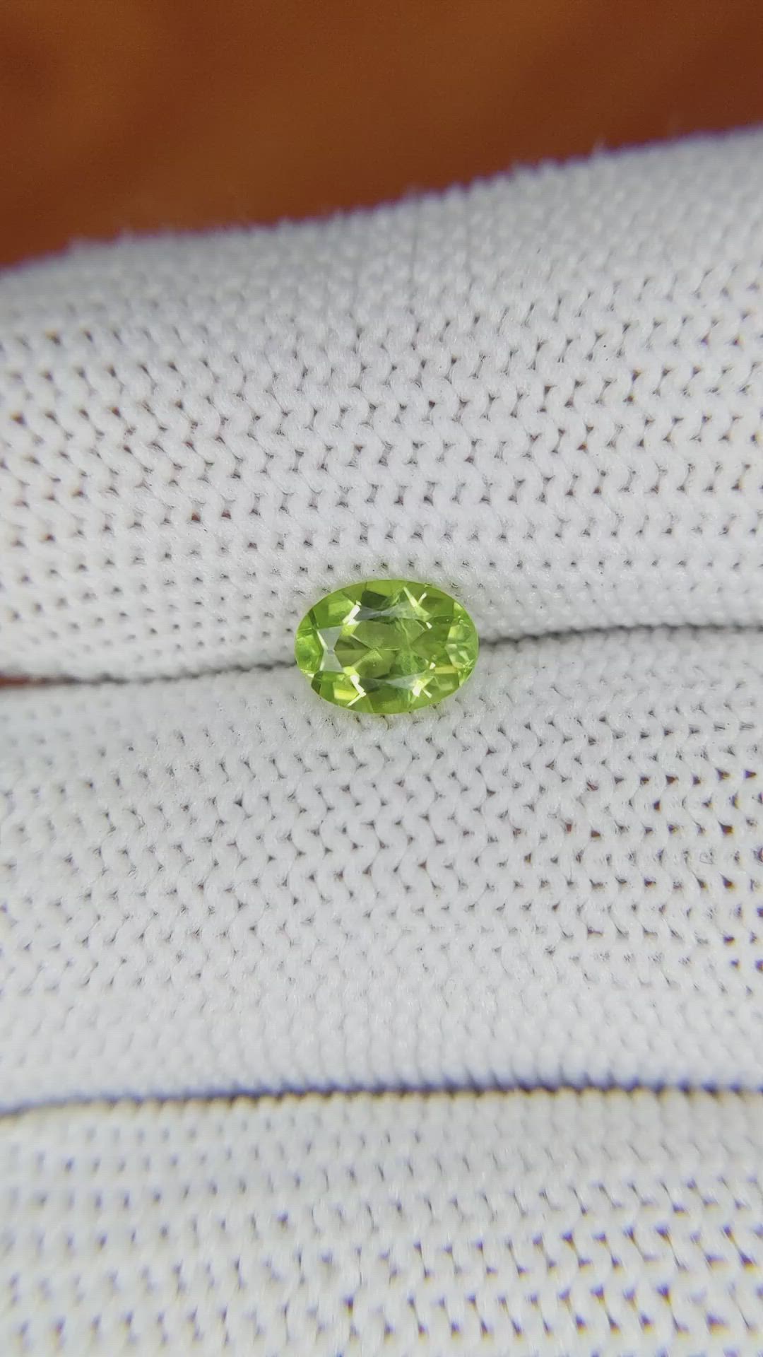 0.83 Ct. Peridot from Pakistan Size Video