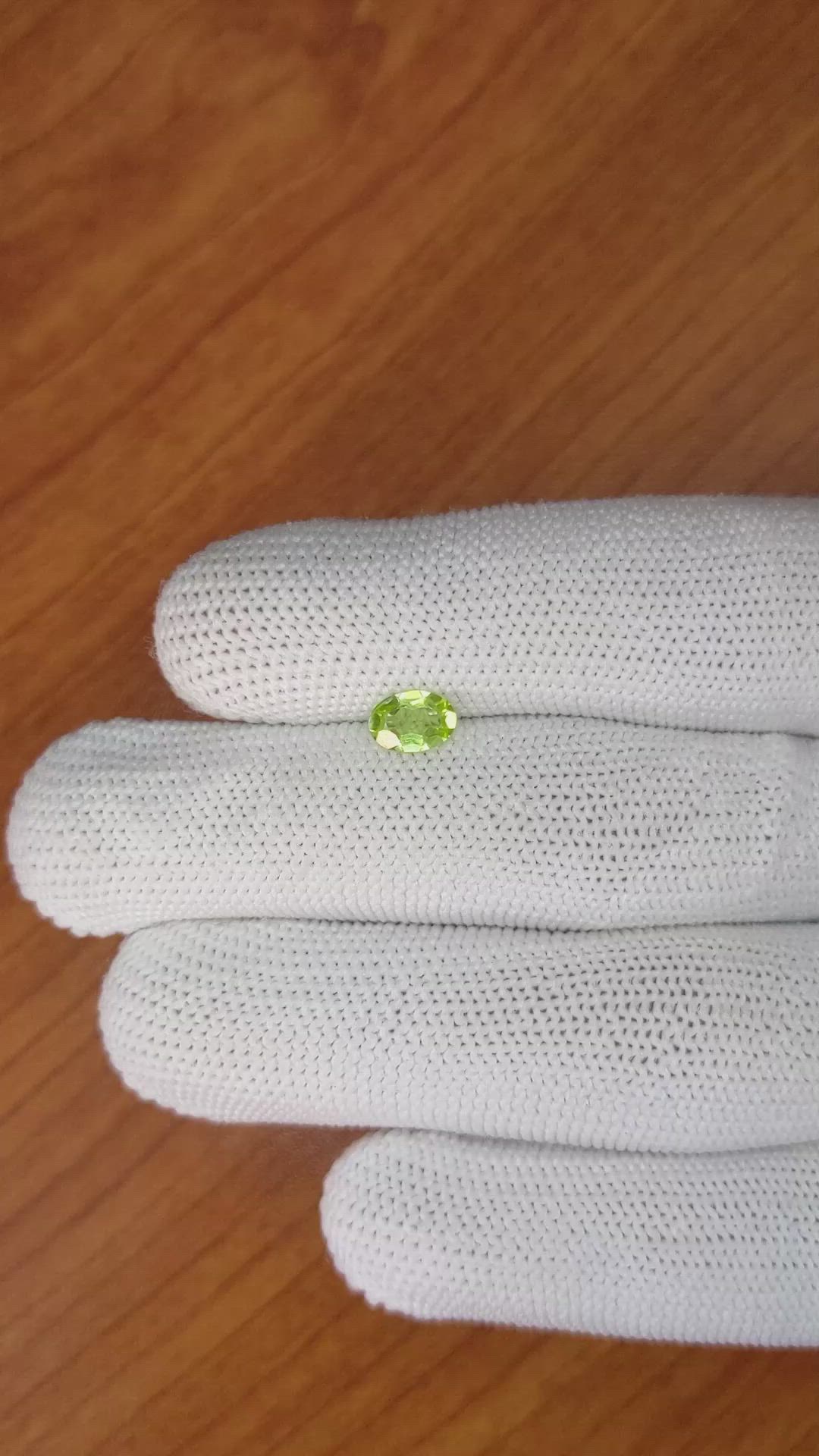 0.60 Ct. Peridot from Pakistan Size Video