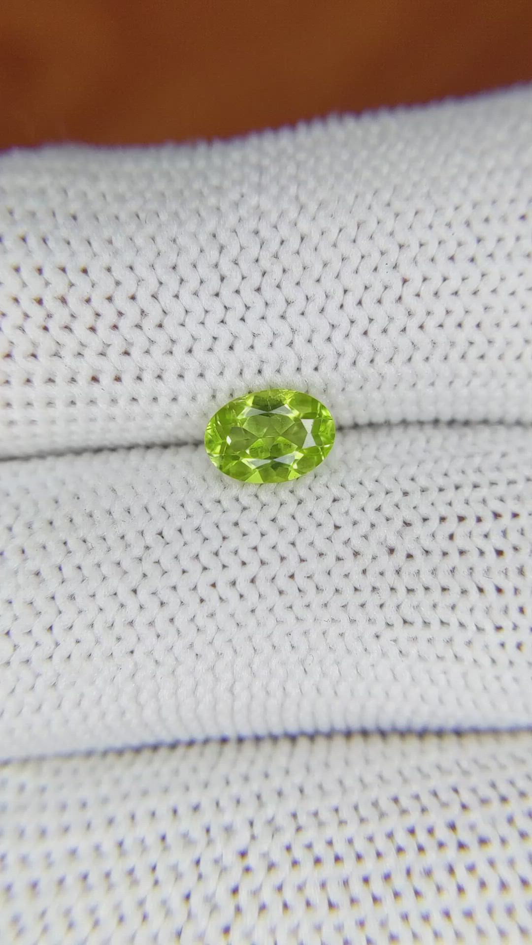 0.89 Ct. Peridot from Pakistan Size Video