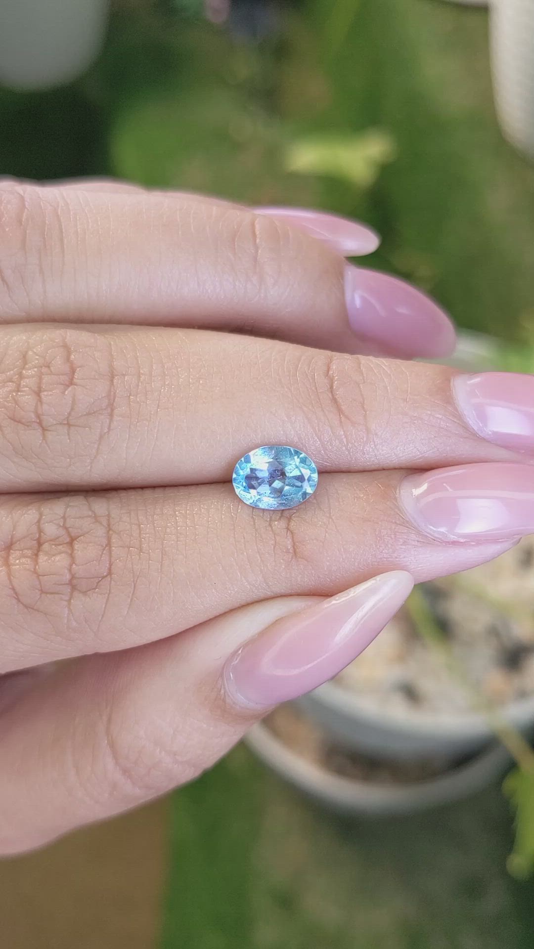 1.37 Ct. Topaz from Brazil Size Video