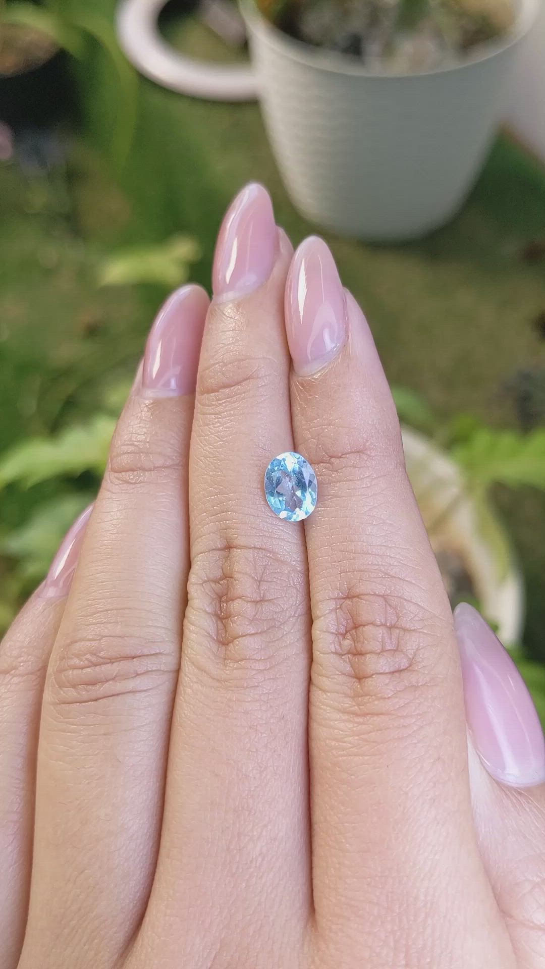 1.37 Ct. Topaz from Brazil Size Video