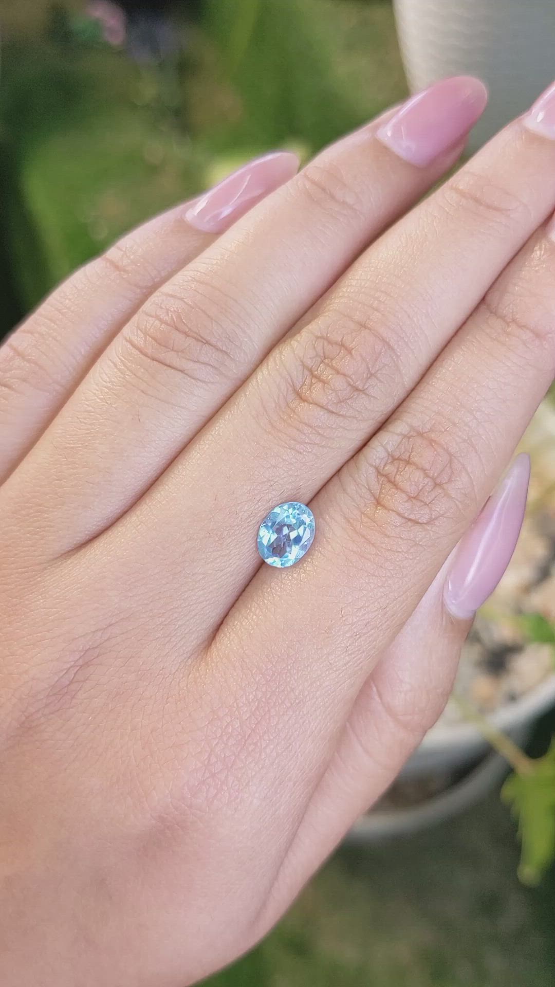 1.37 Ct. Topaz from Brazil Size Video