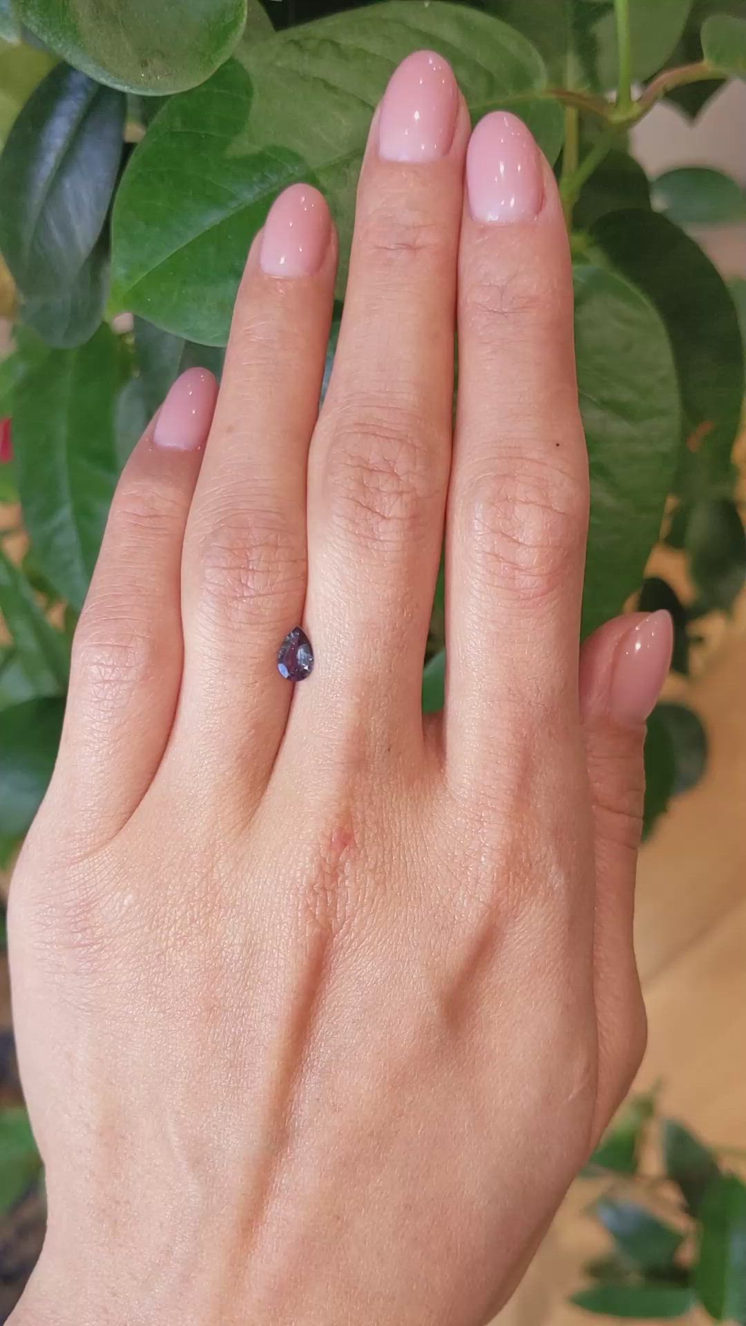 0.47 Ct. Alexandrite from Brazil Size Video