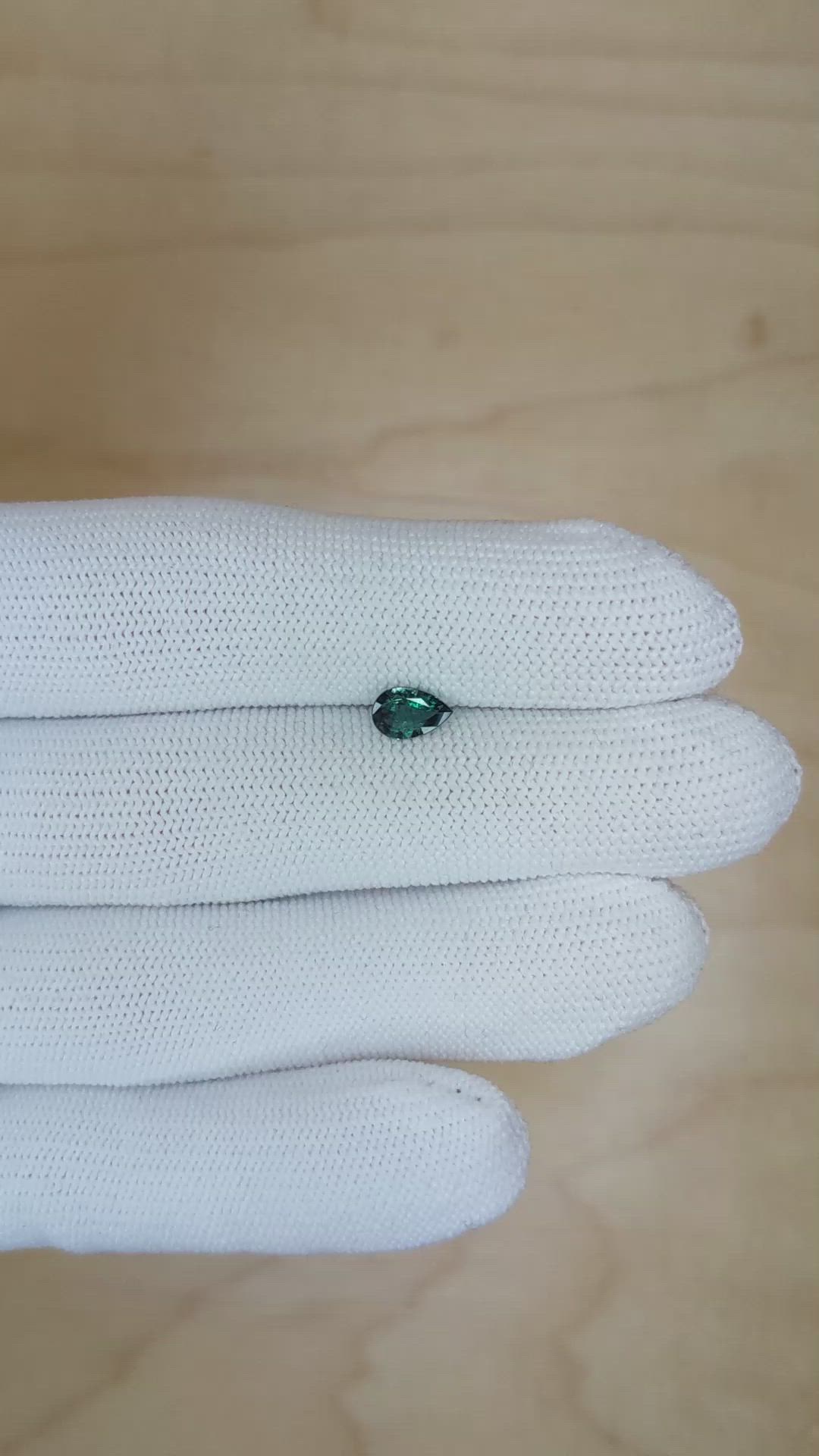 0.47 Ct. Alexandrite from Brazil Size Video