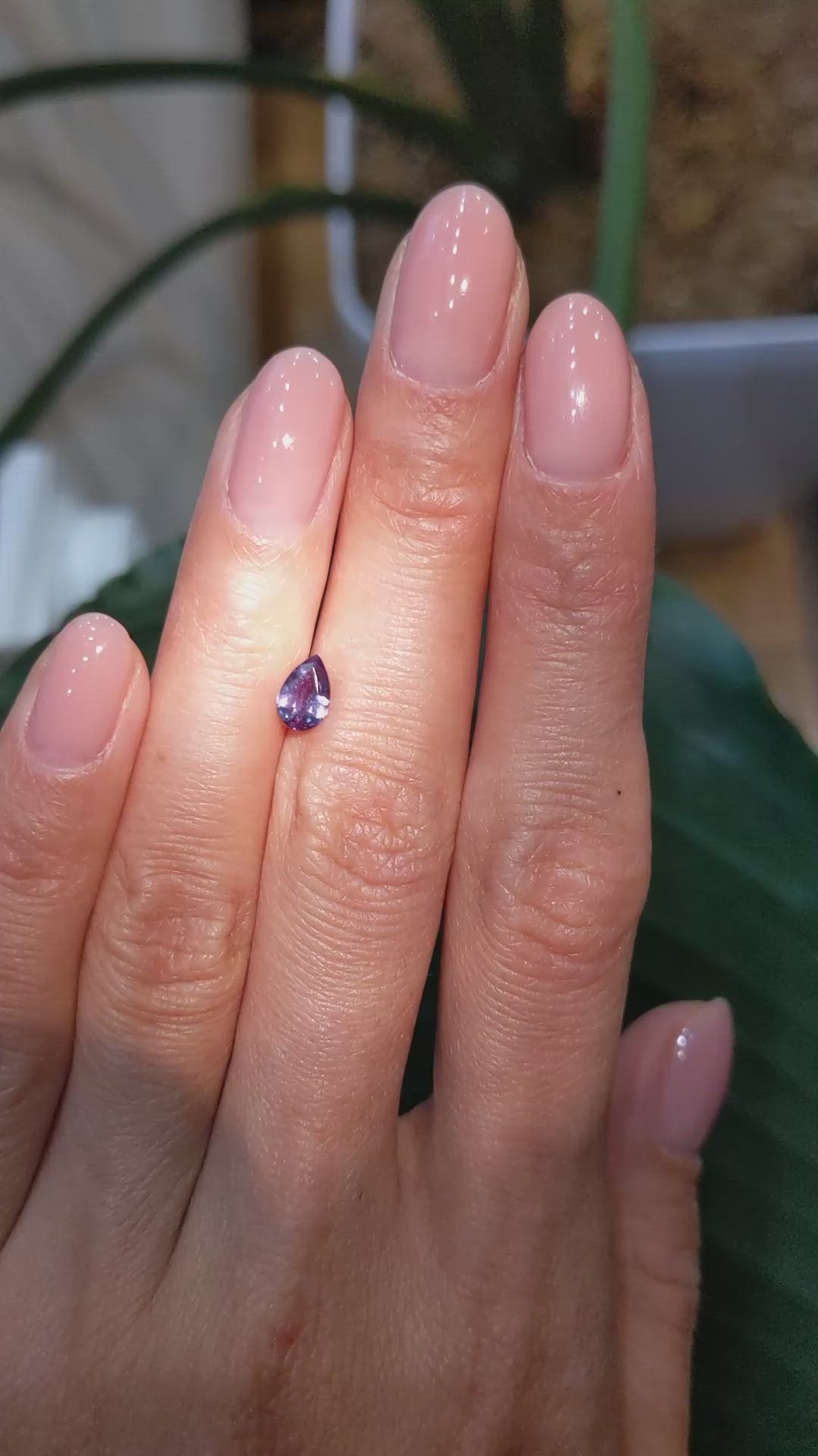 0.47 Ct. Alexandrite from Brazil Size Video