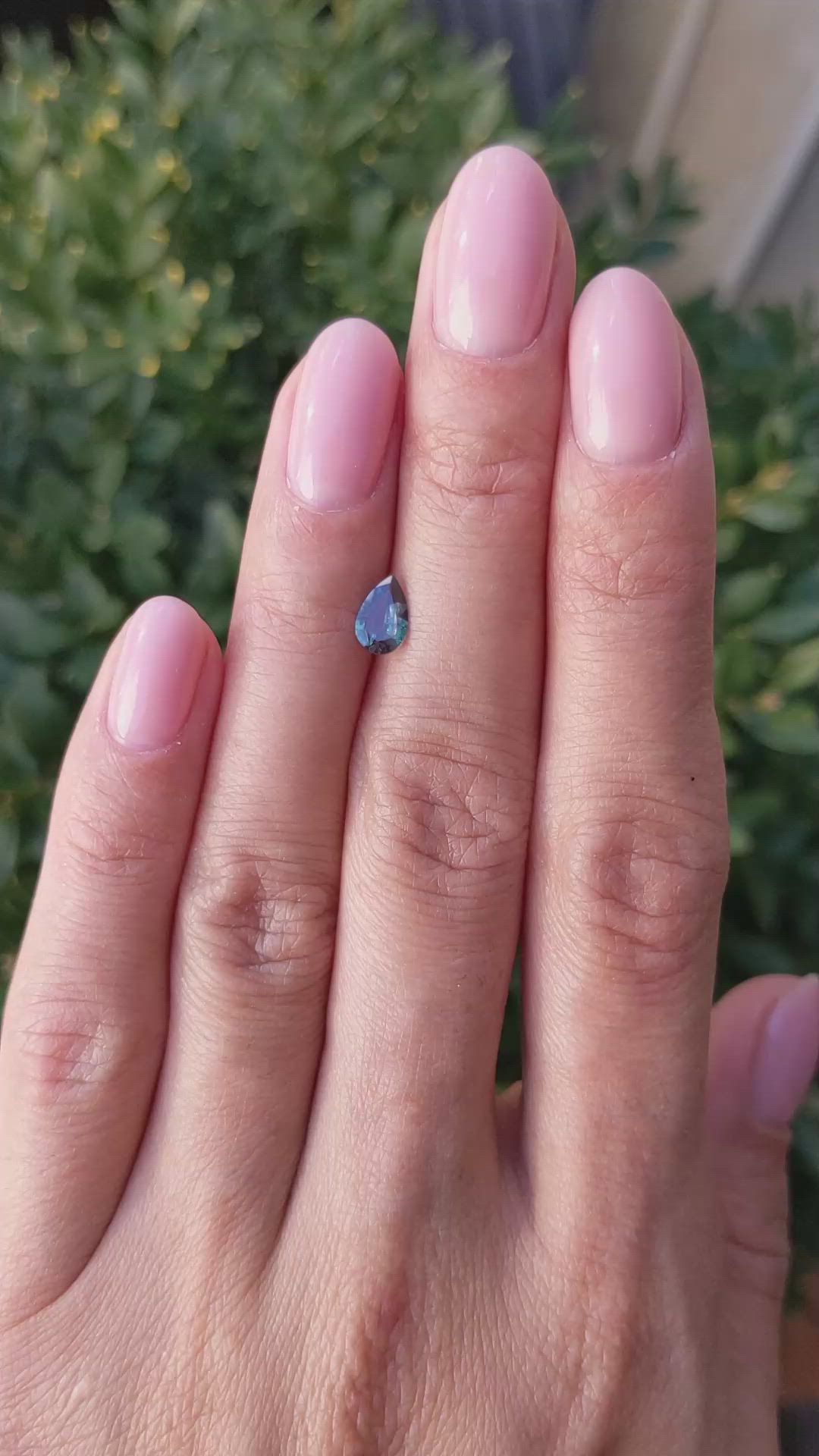 0.47 Ct. Alexandrite from Brazil Size Video