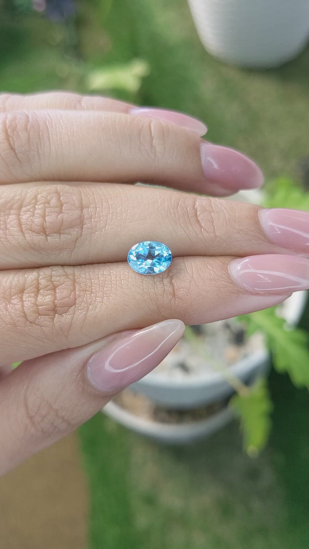 1.57 Ct. Topaz from Brazil Size Video