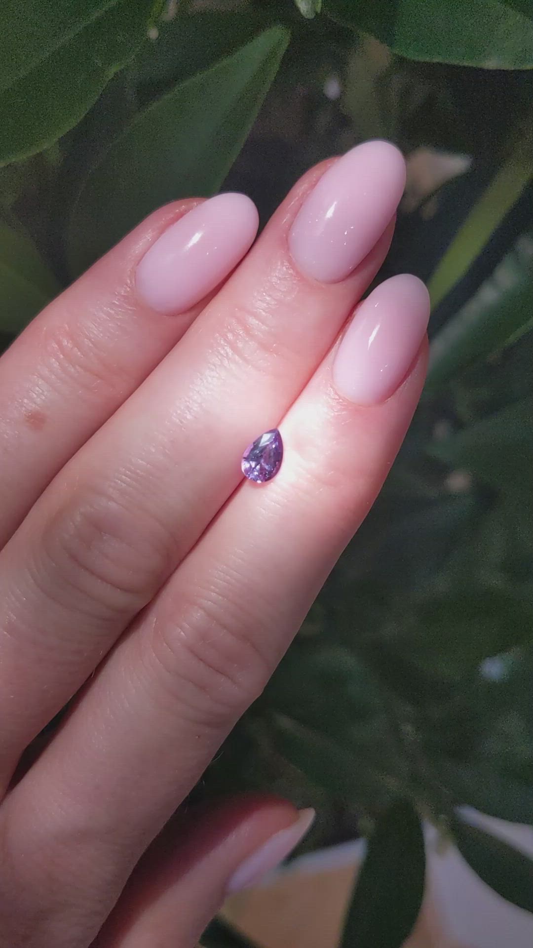 0.58 Ct. Alexandrite from Brazil Size Video