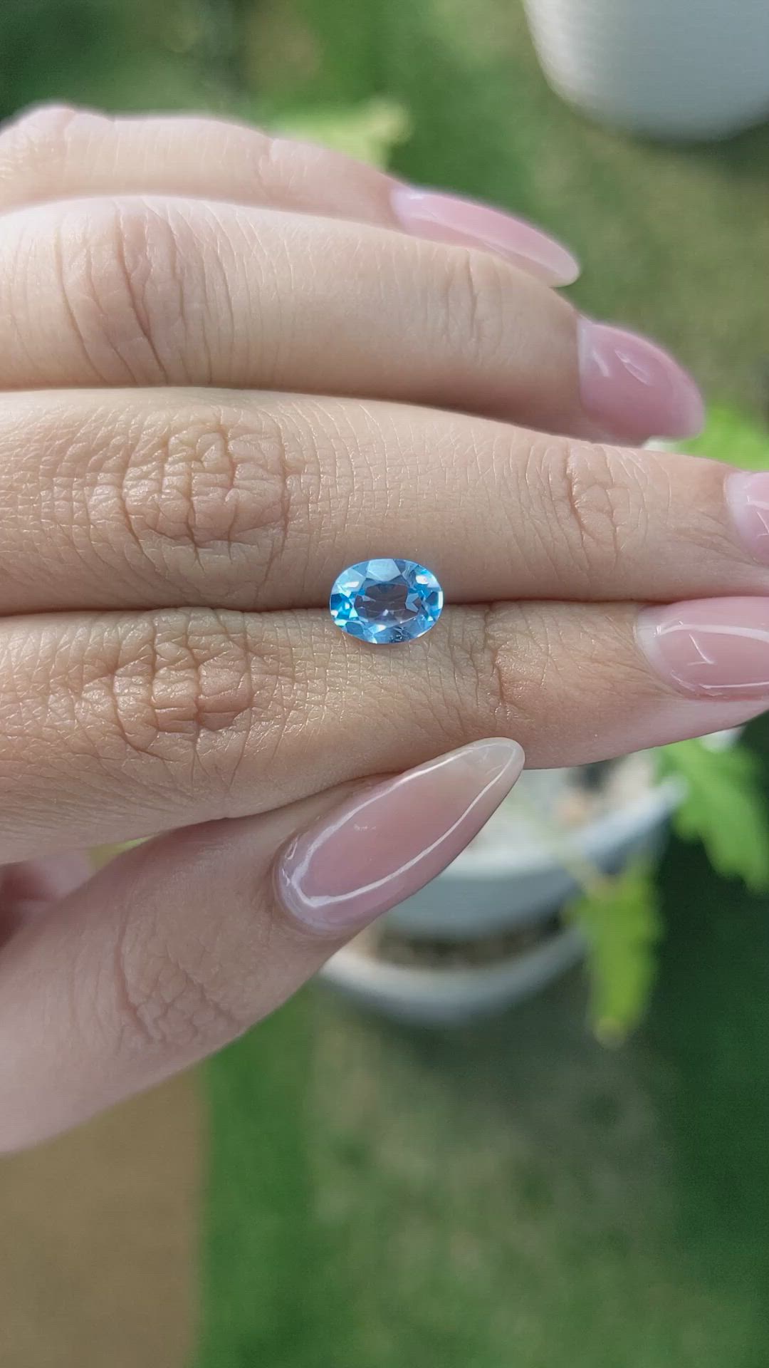 1.54 Ct. Topaz from Brazil Size Video