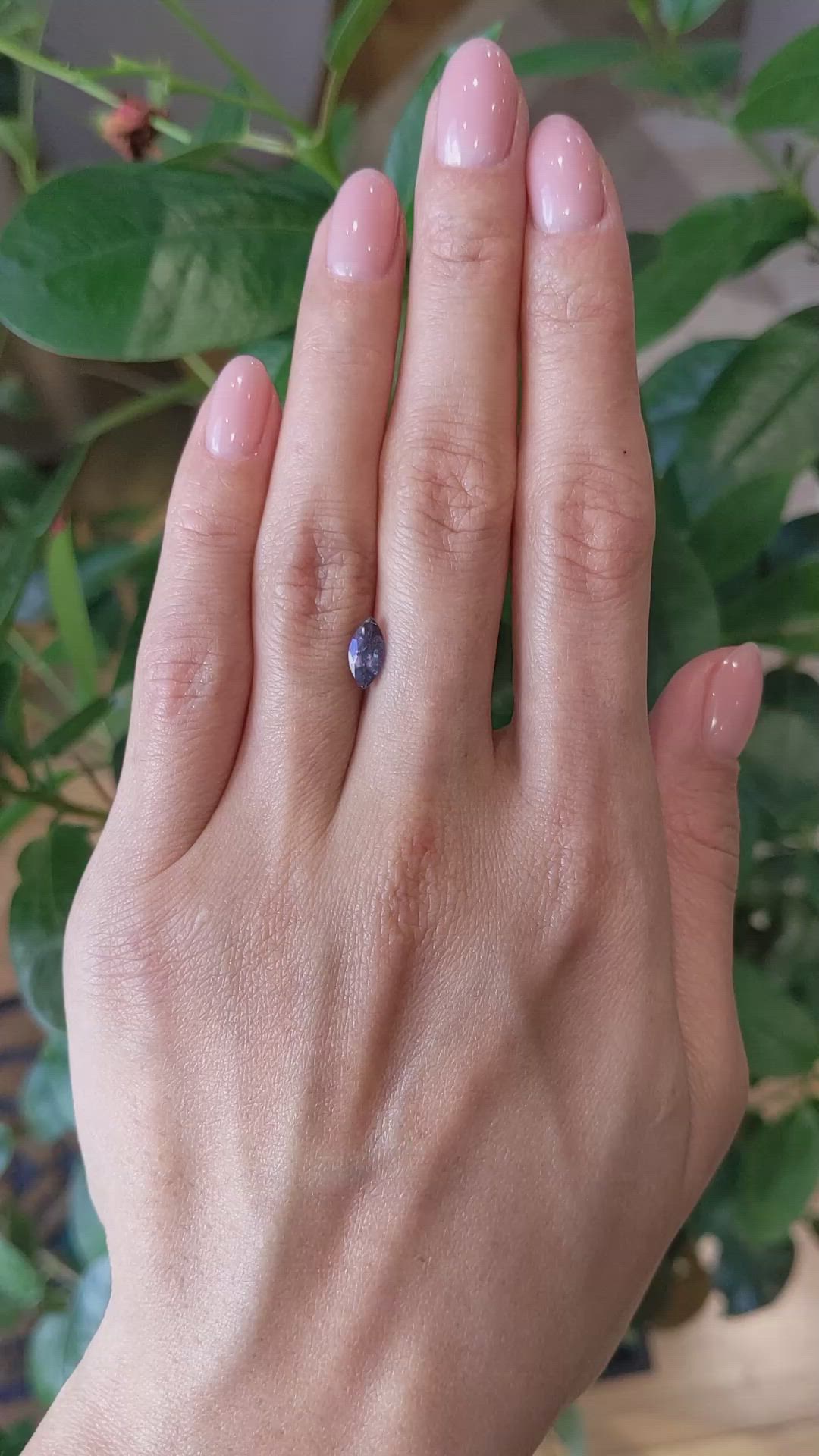 0.84 Ct. Alexandrite from Brazil Size Video