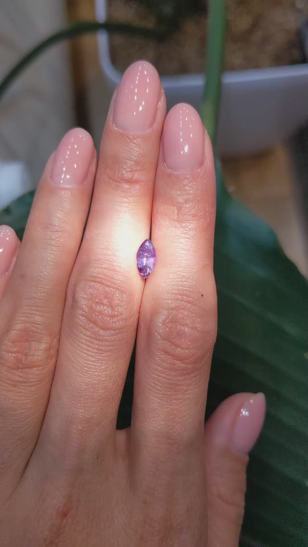 0.84 Ct. Alexandrite from Brazil Size Video