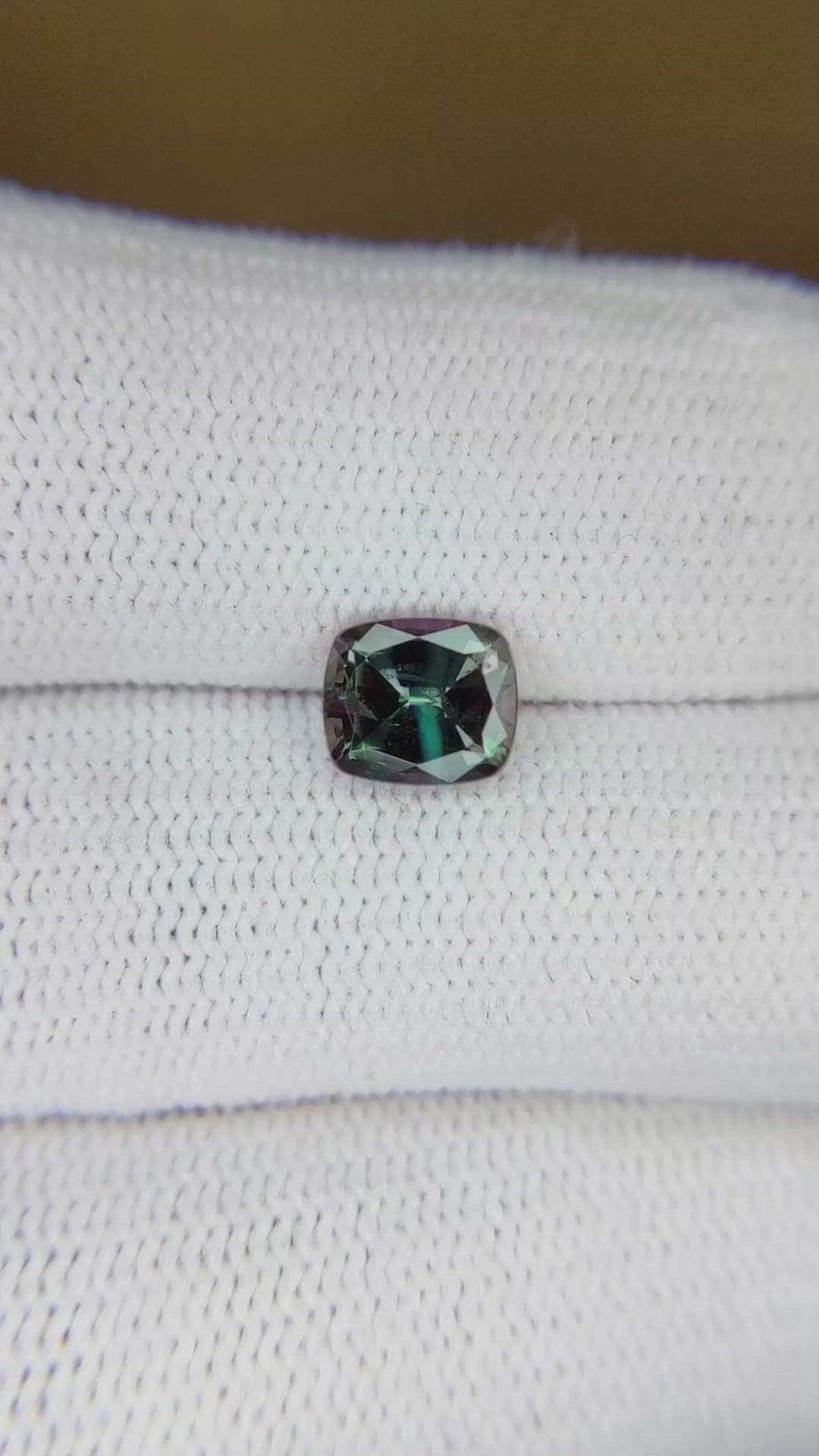 1.15 Ct. Alexandrite from Brazil Size Video
