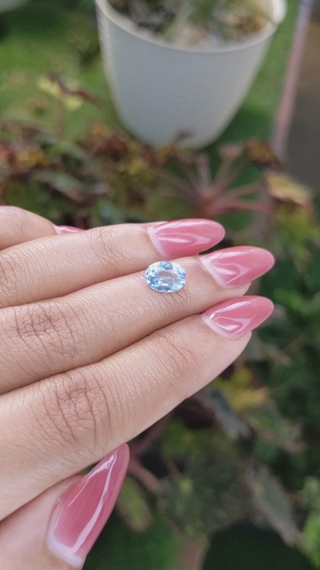 1.38 Ct. Topaz from Brazil Size Video