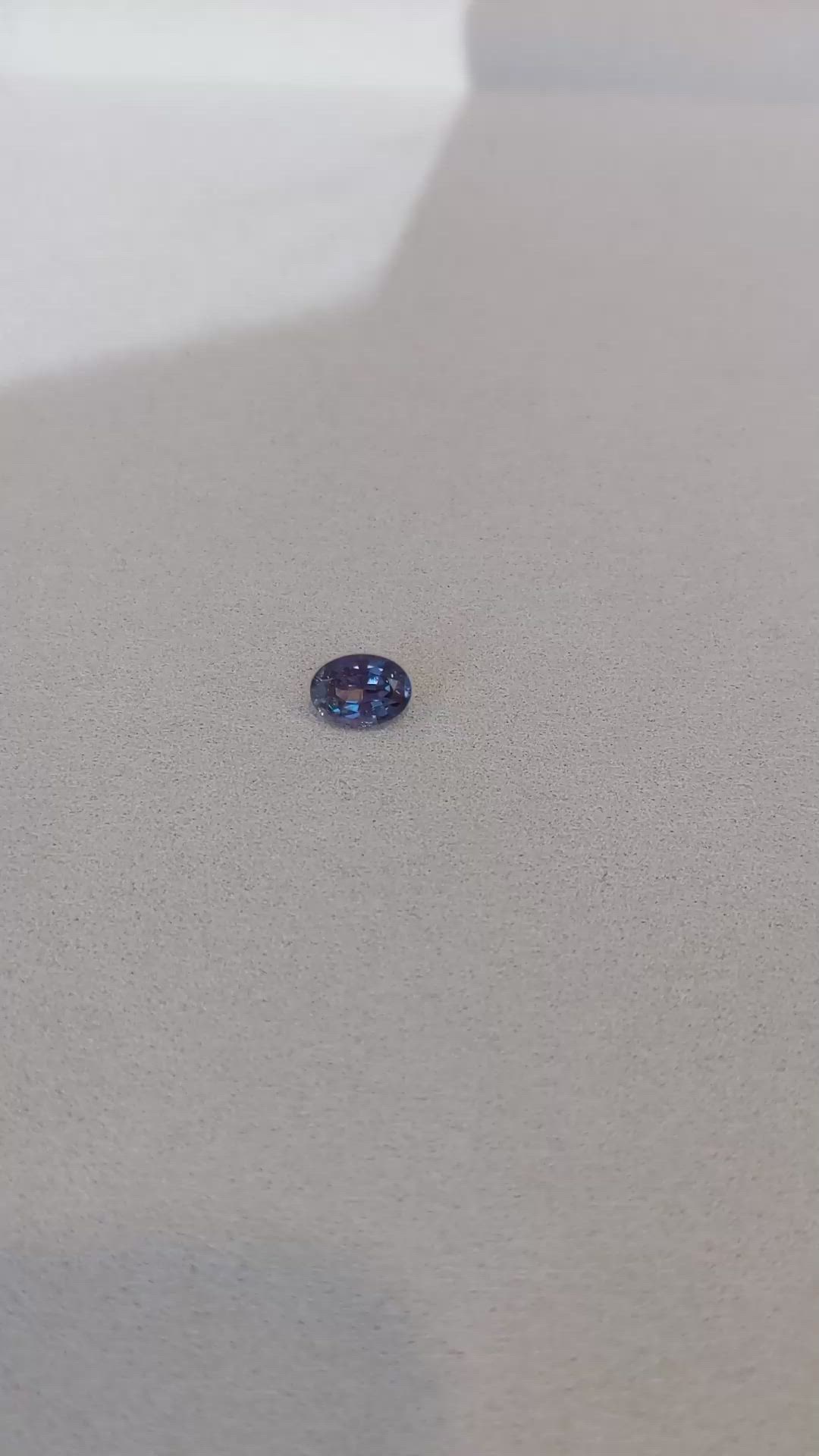 1.49 Ct. Alexandrite from Brazil Size Video