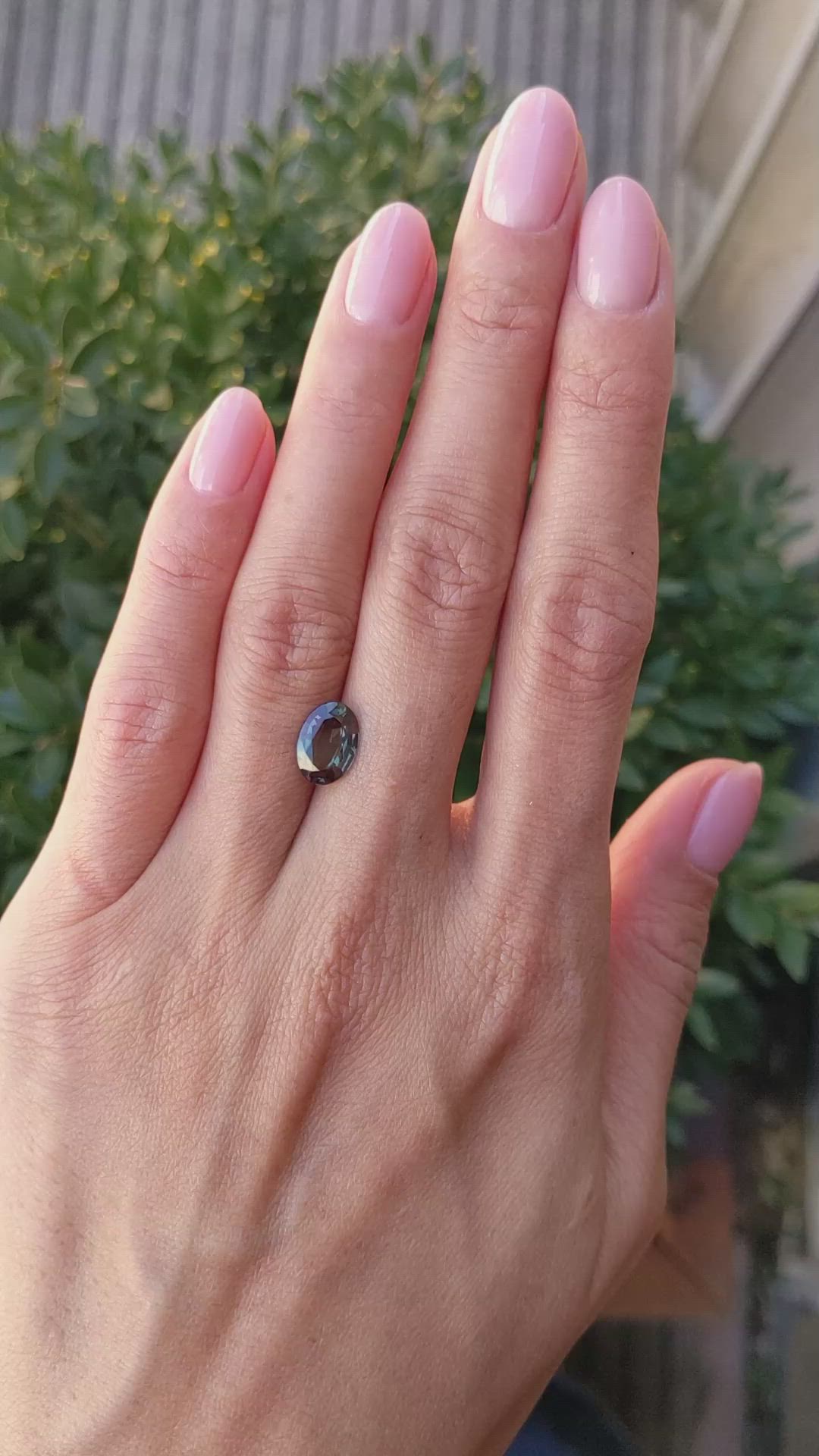 2.02 Ct. Alexandrite from Brazil Size Video