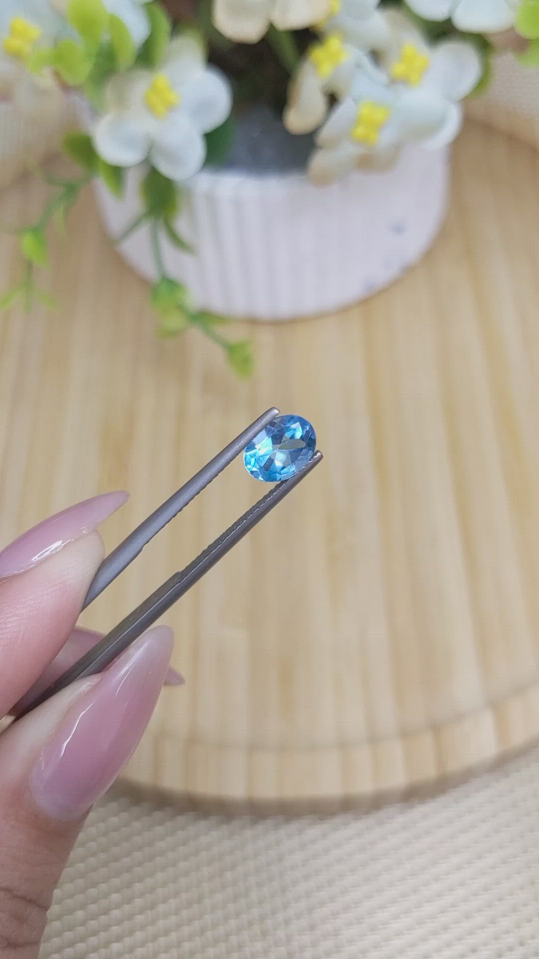 1.42 Ct. Topaz from Brazil Size Video