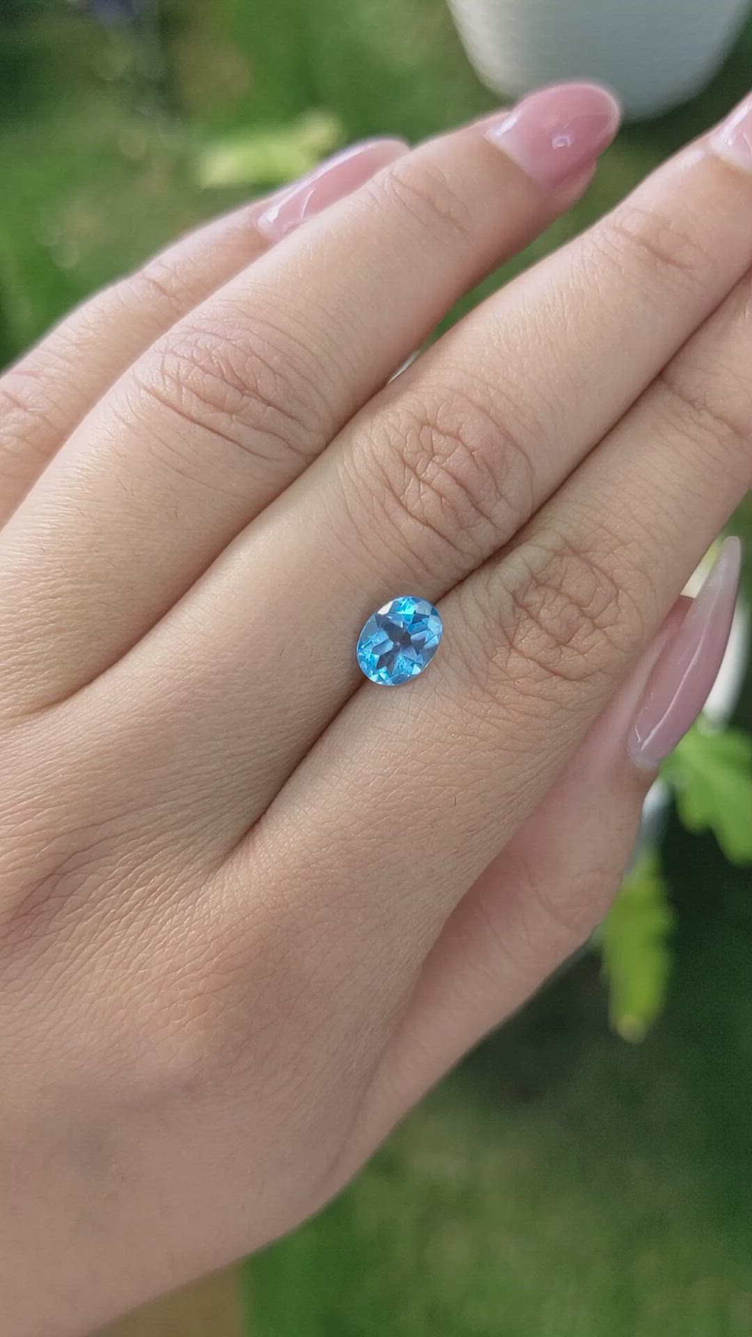 1.42 Ct. Topaz from Brazil Size Video