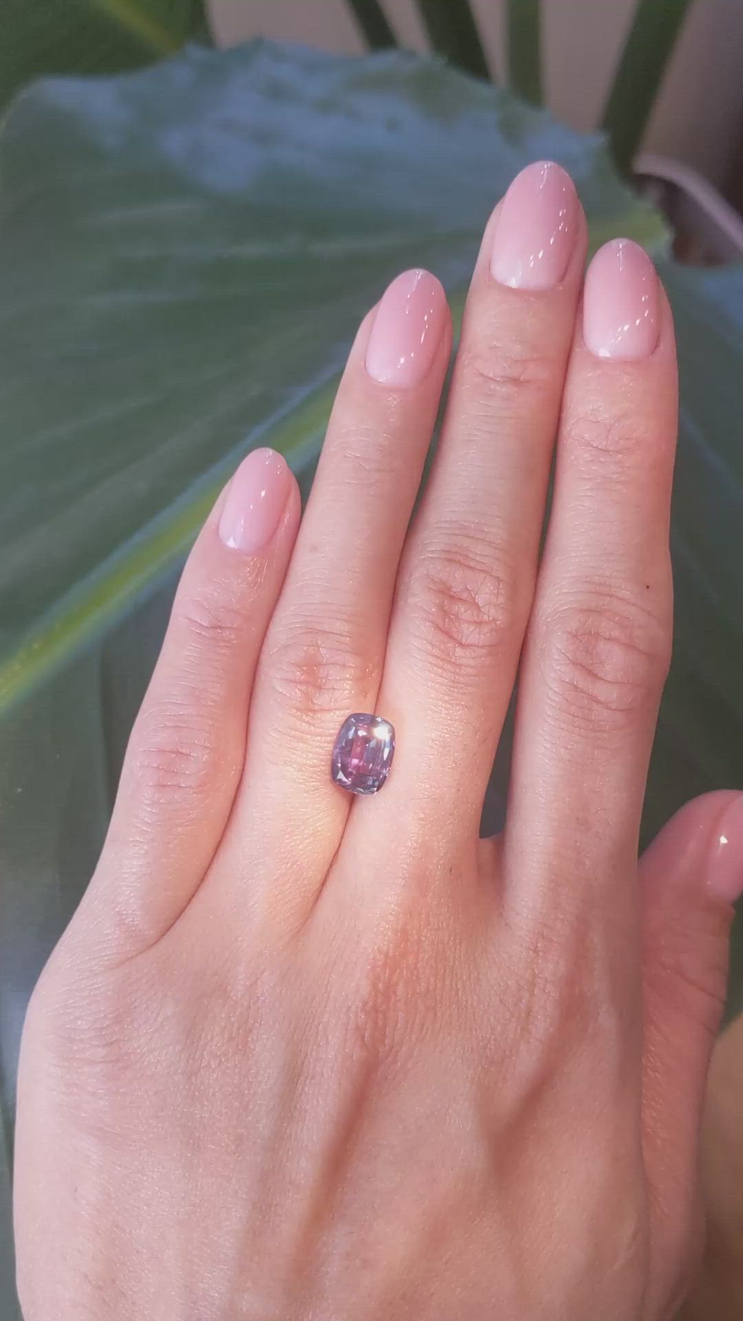 2.71 Ct. Alexandrite from Brazil Size Video